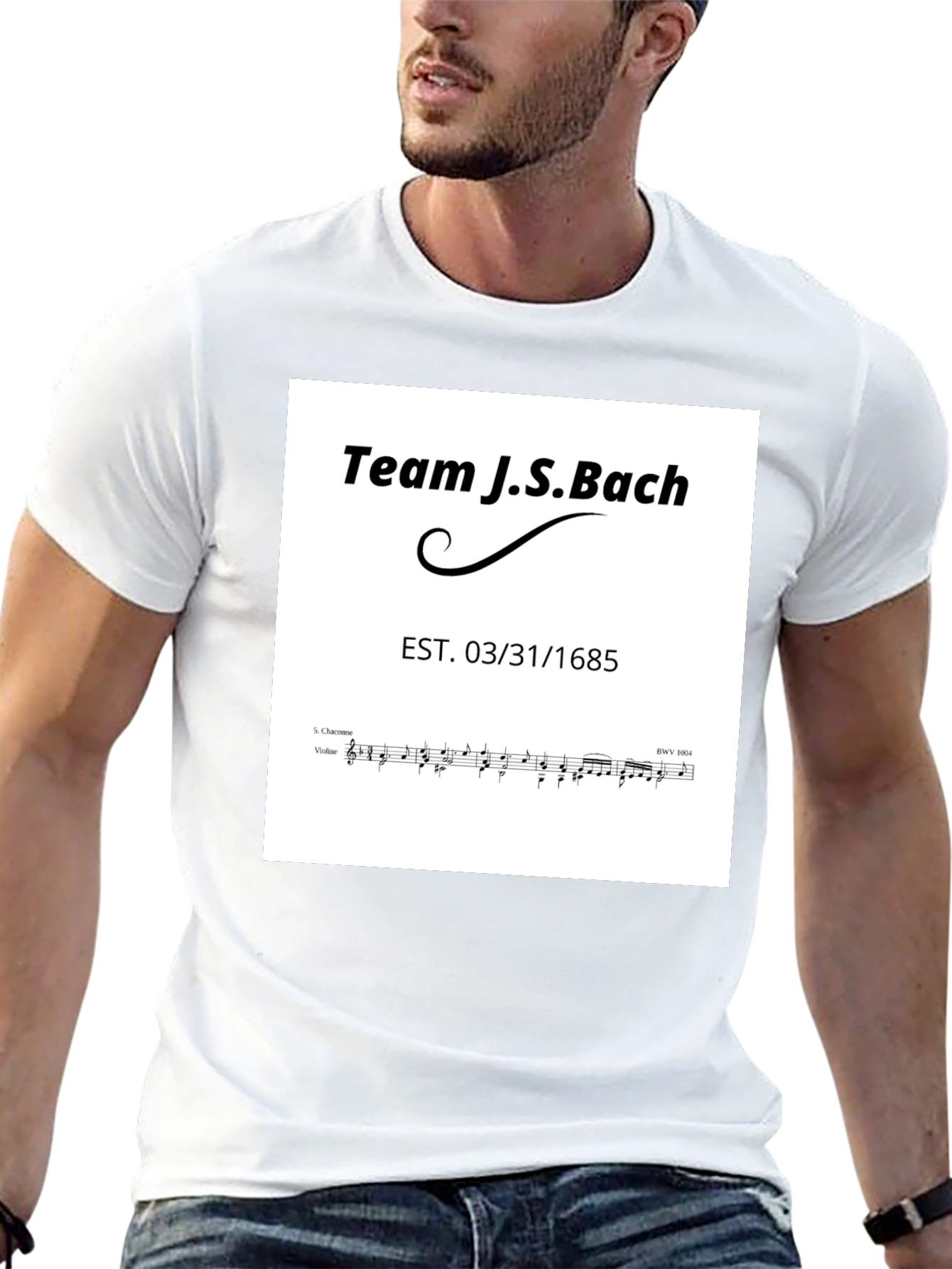 Team J.S. Bach T-Shirt - Music Lover Tee