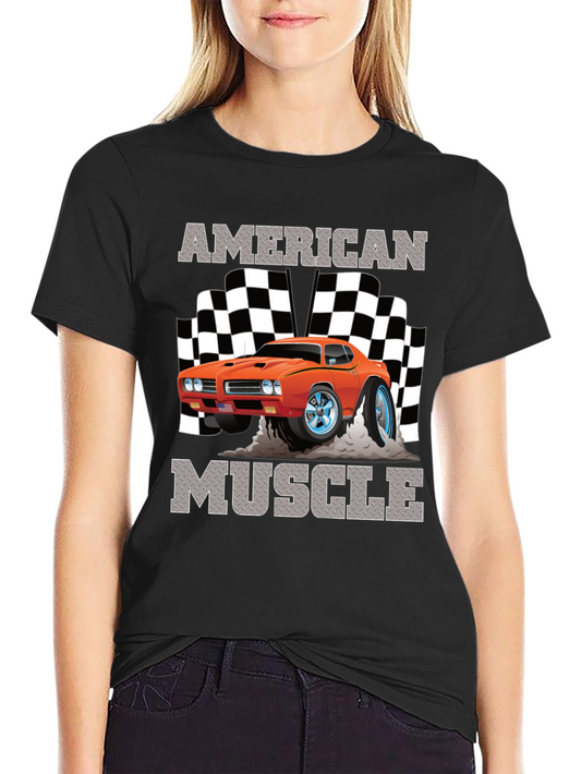 American Muscle Car Graphic T-Shirt