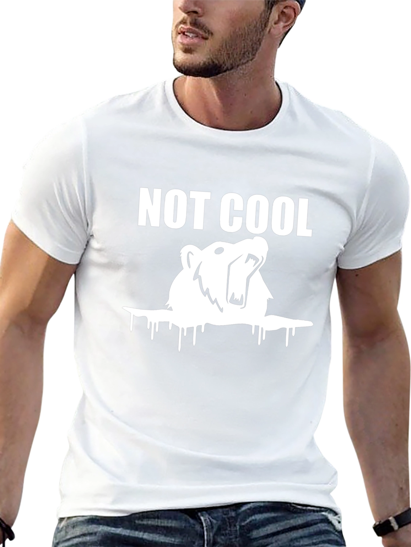 Not Cool Bear Graphic T-Shirt