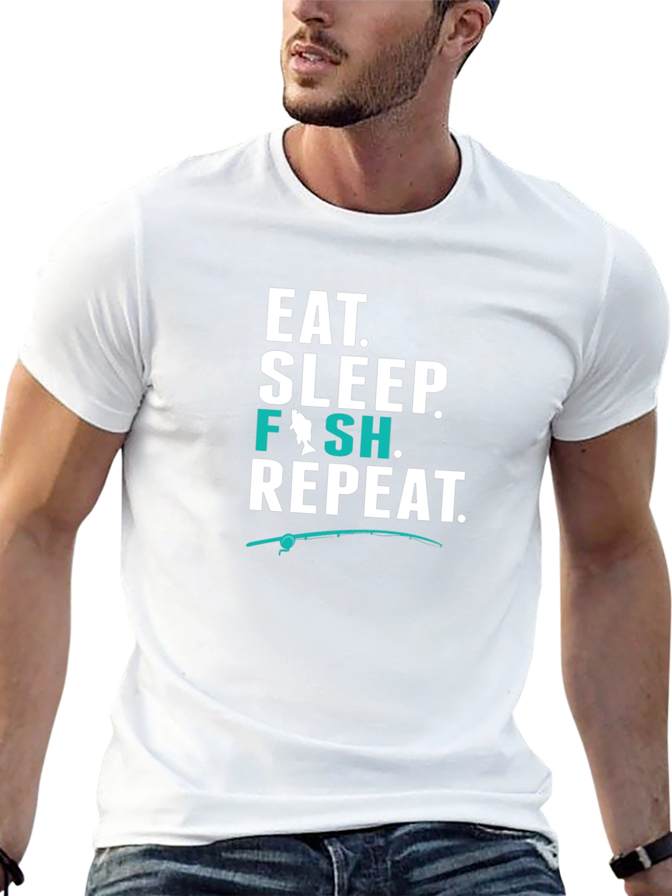 Eat Sleep Fish Repeat T-Shirt