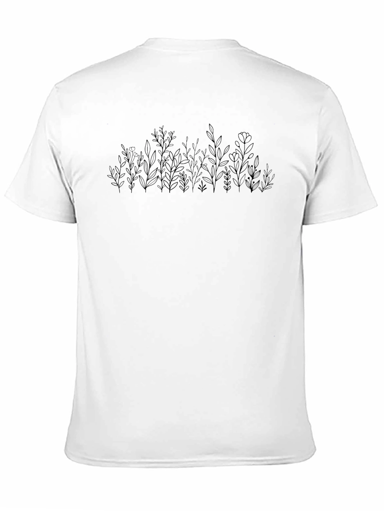Nature Graphic Black T-Shirt for Men