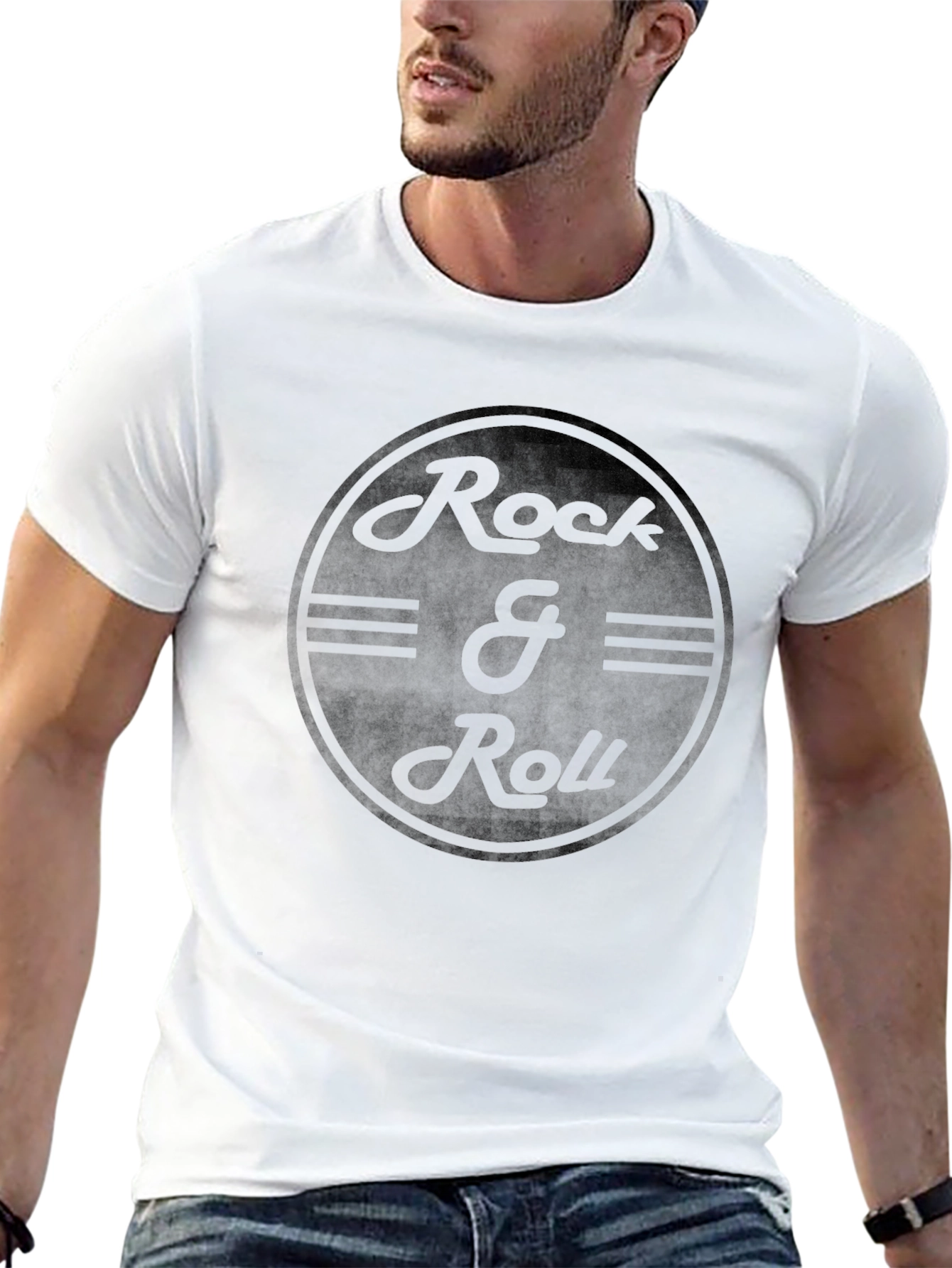 Rock & Roll Graphic T-Shirt - Classic Style