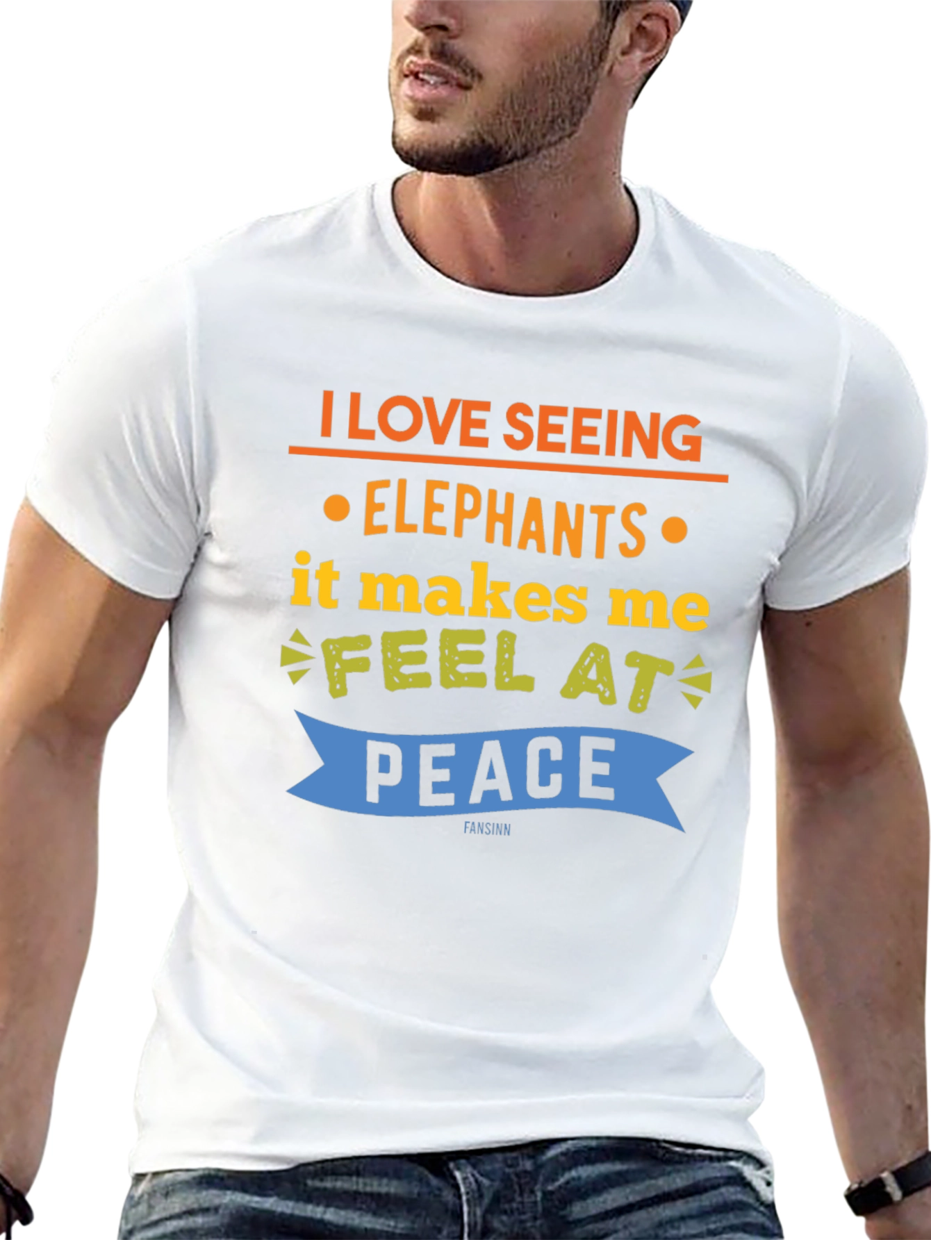 Elephant Lover T-Shirt - Feel at Peace Tee