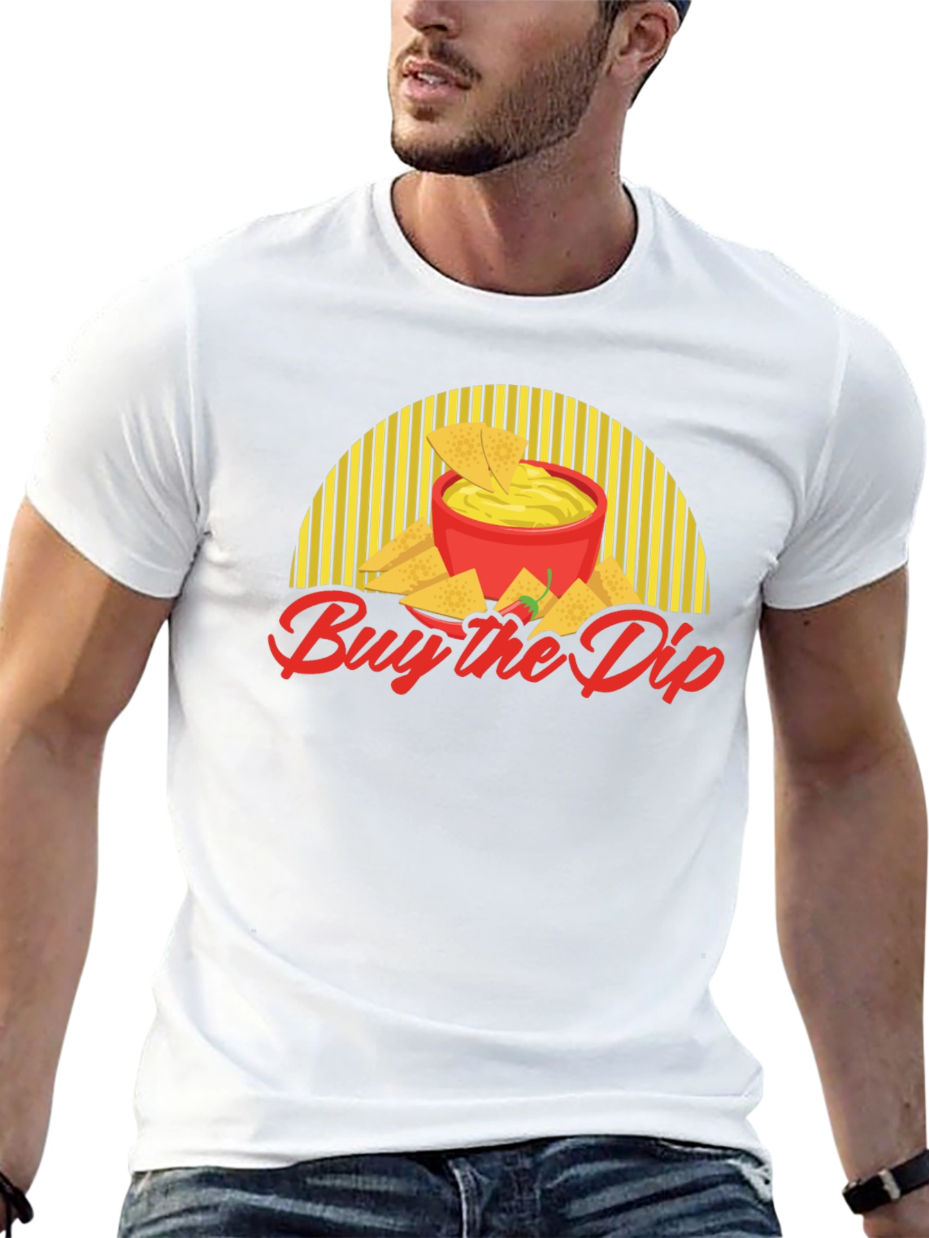Buy the Dip T-Shirt - Nachos & Queso Design