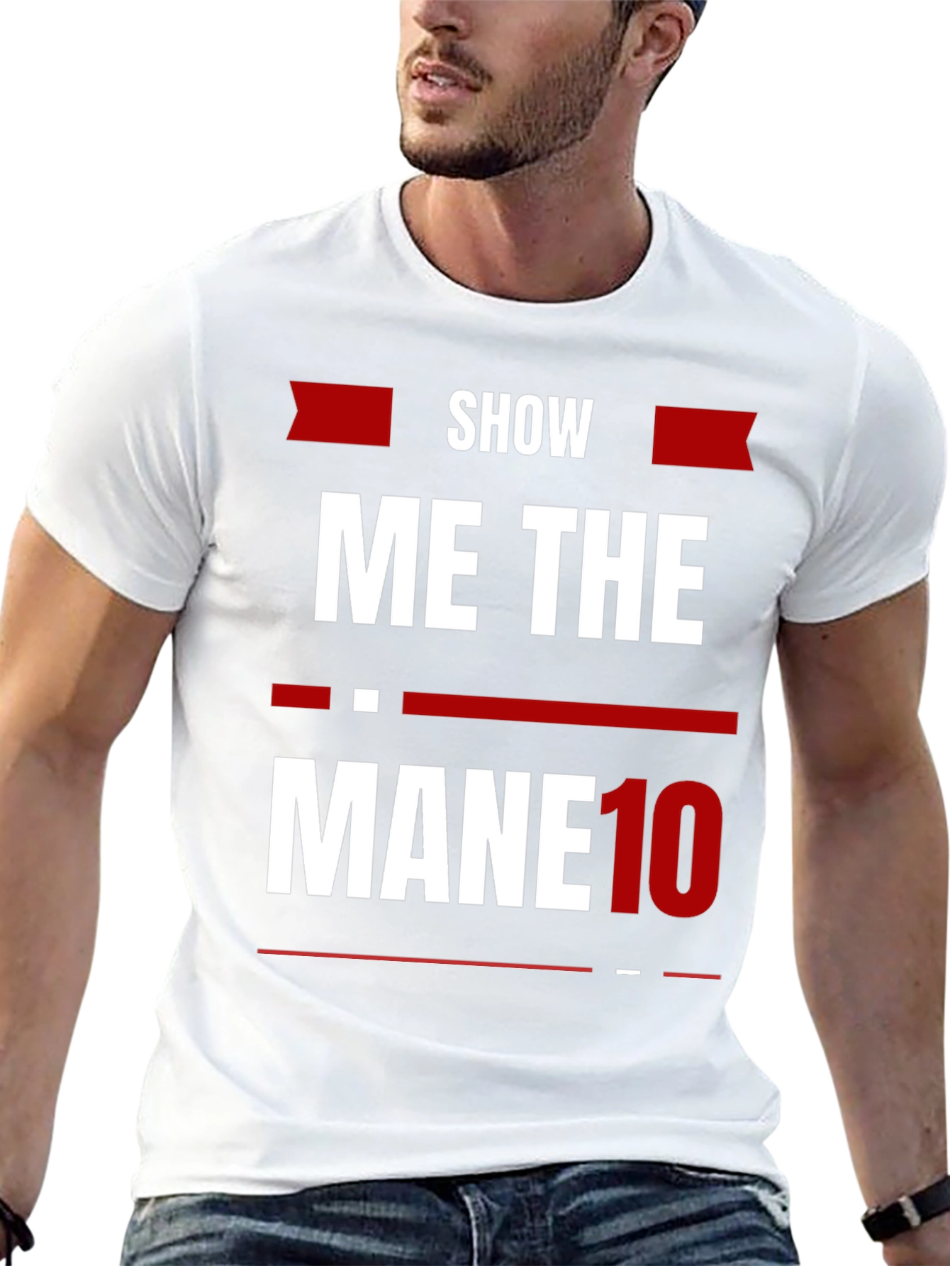 Show Me The Mane 10 Black Graphic Tee