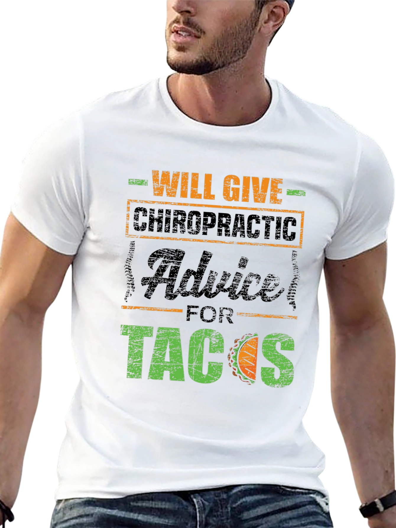 Chiropractic Advice for Tacos T-Shirt