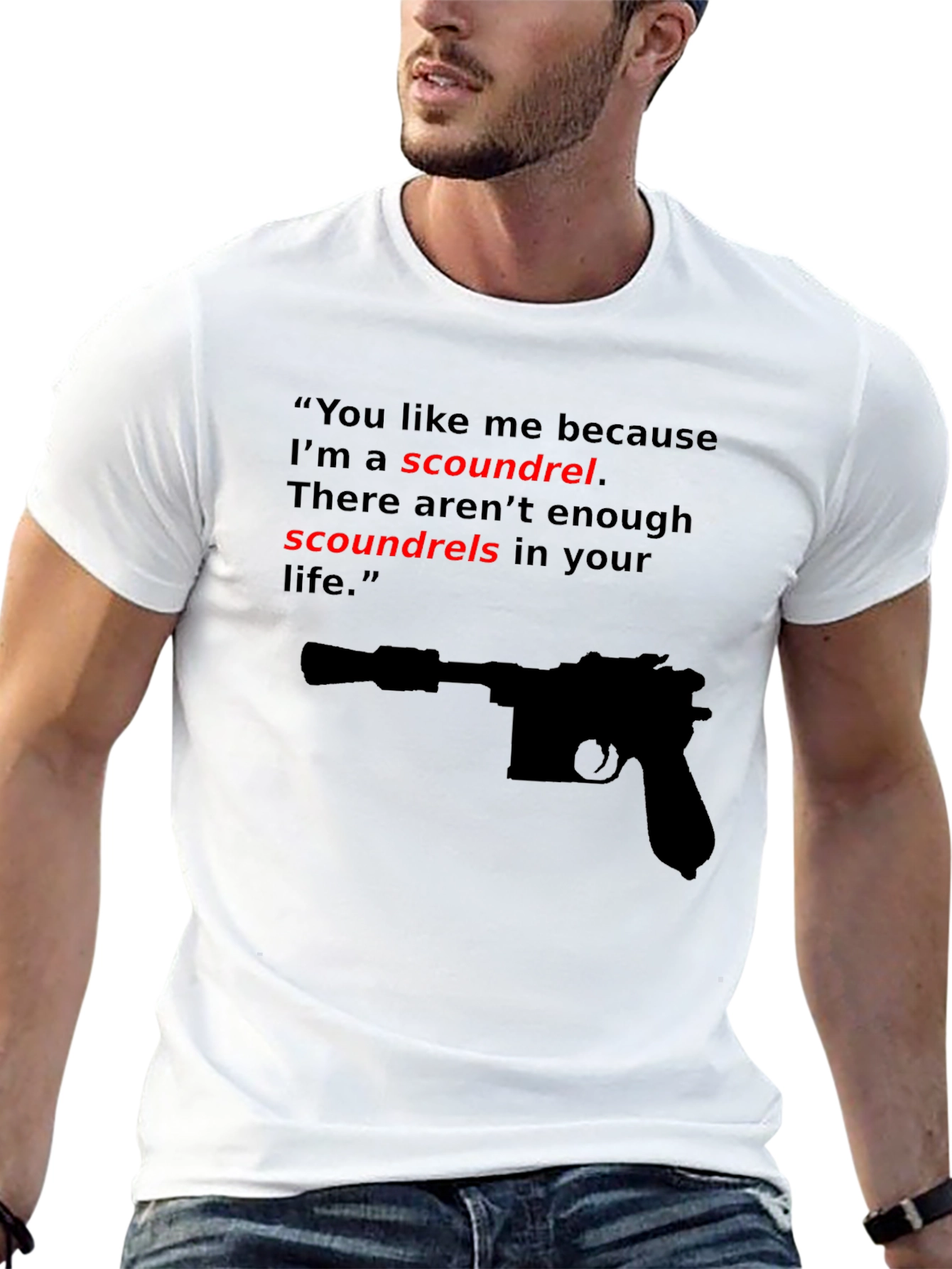 Scoundrel T-Shirt - Movie Quote Tee