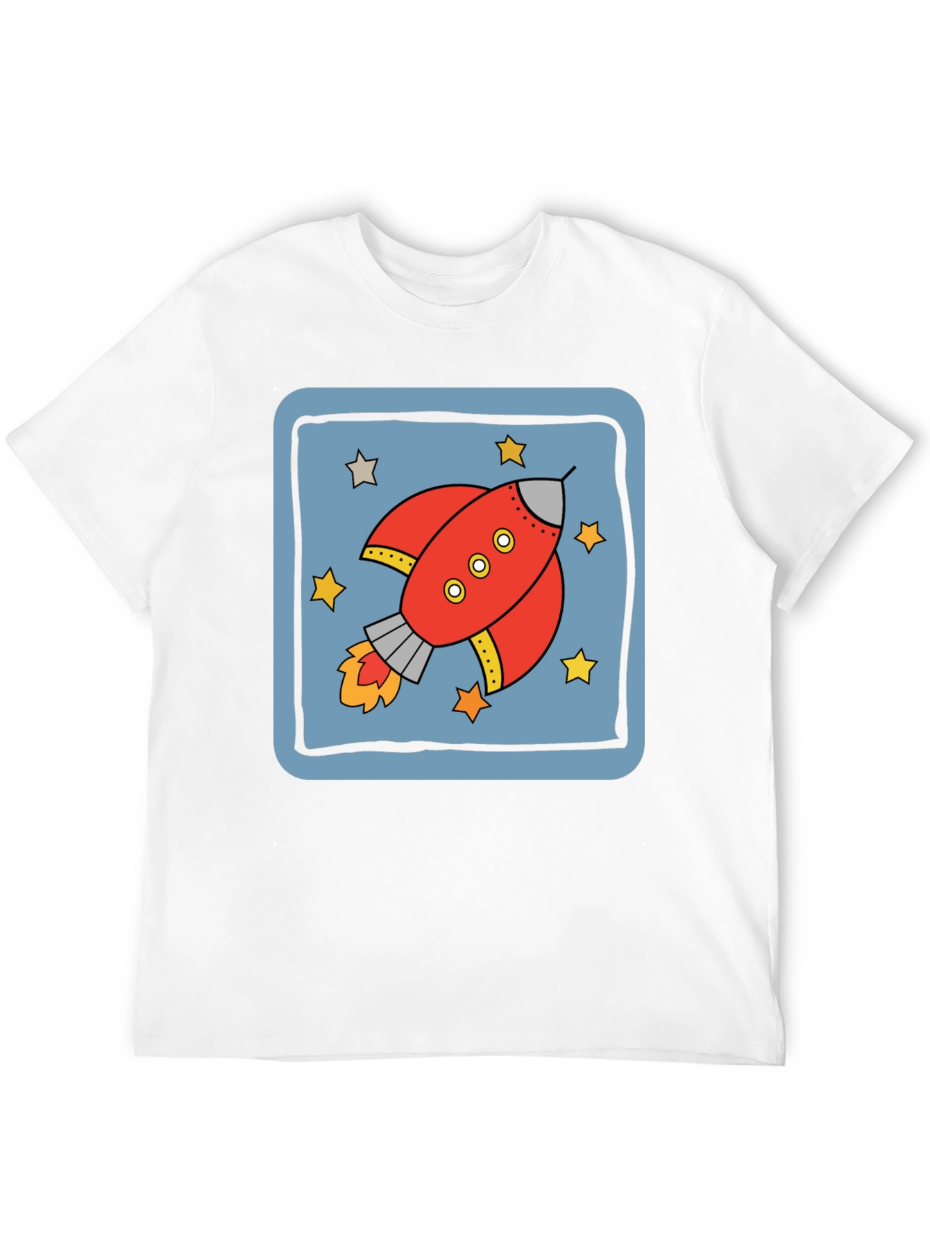 Retro Rocket T-Shirt - Space Adventure Design