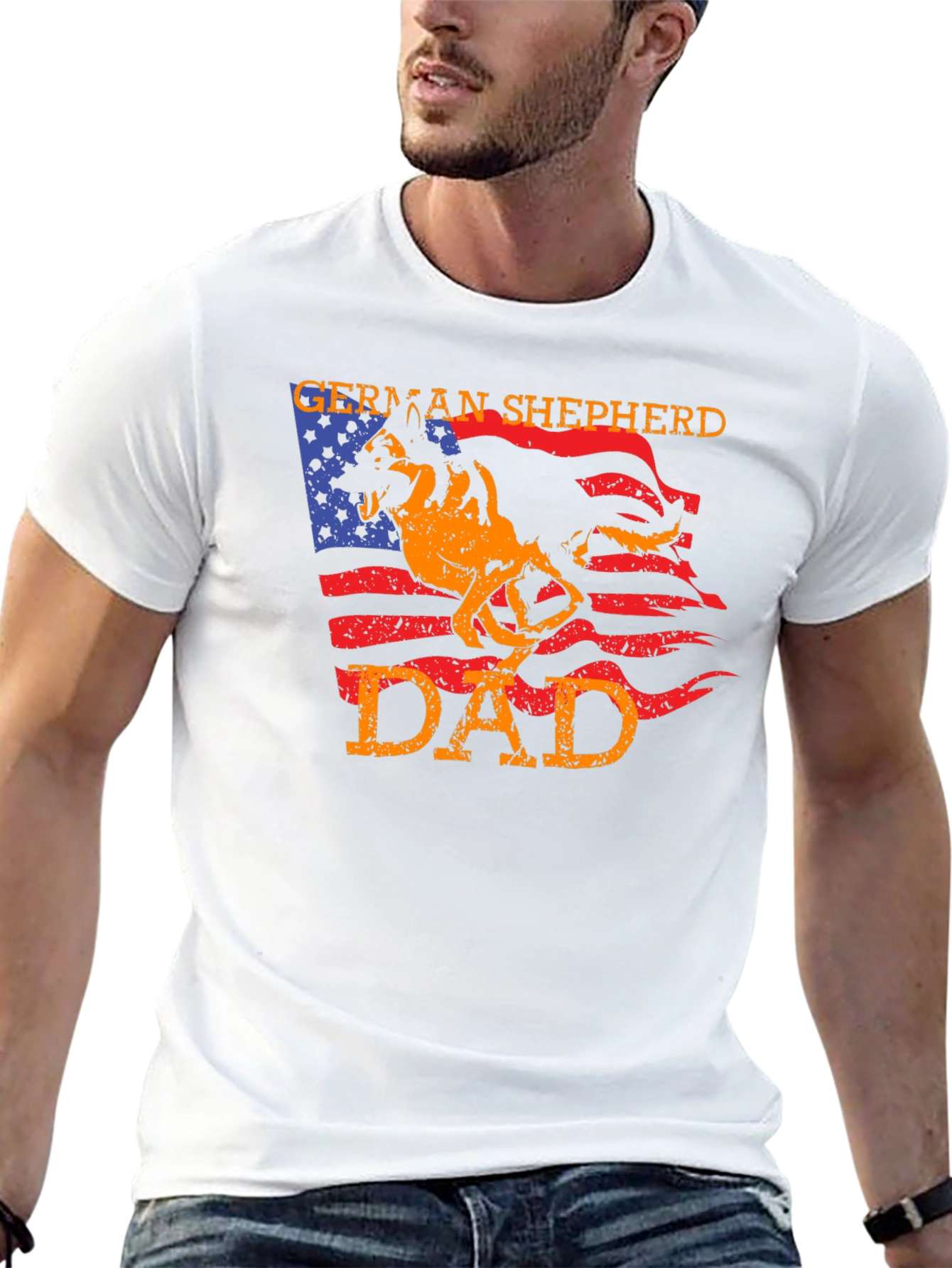 German Shepherd Dad T-Shirt