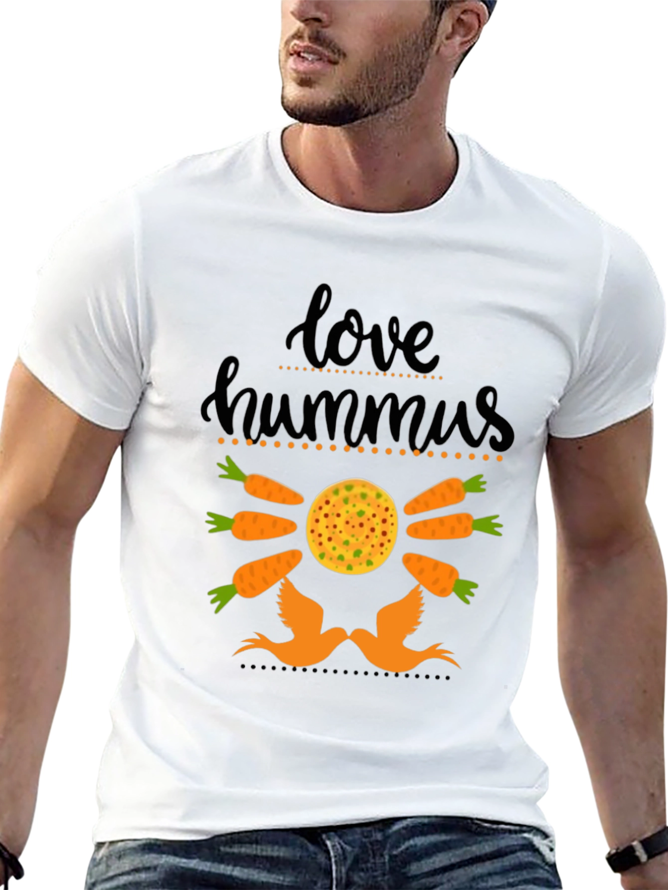 Love Hummus Graphic T-Shirt