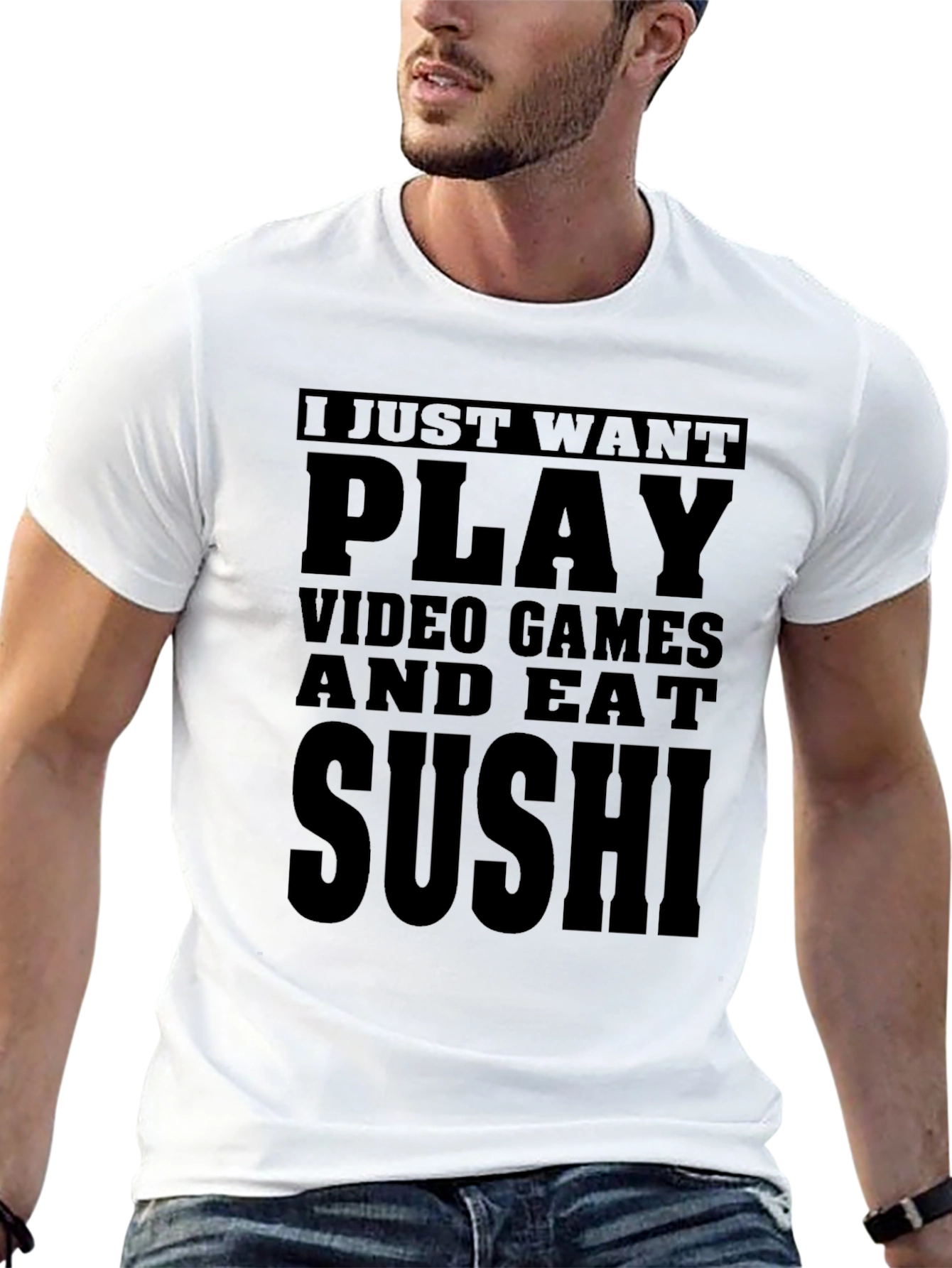 Play Video Games and Eat Sushi T-Shirt