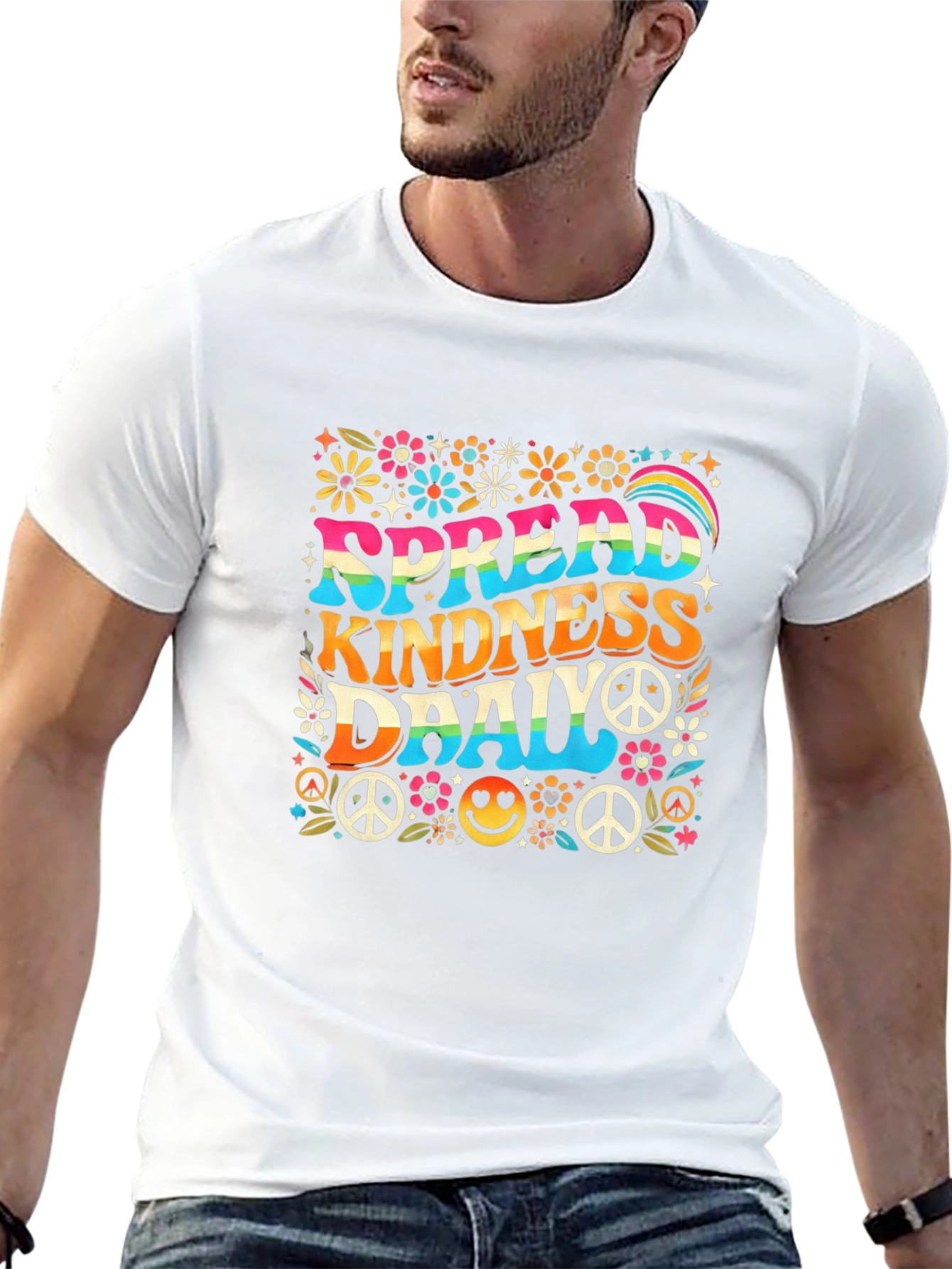 Spread Kindness Daily Graphic T-Shirt