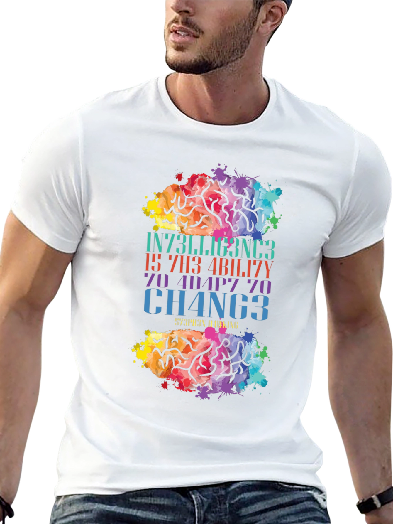 Intelligence Brain T-Shirt - Adapt to Change