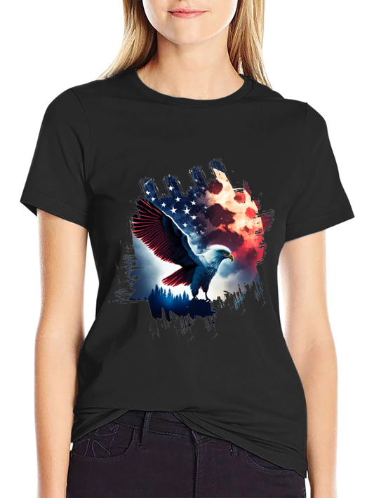 American Eagle Graphic Black T-Shirt