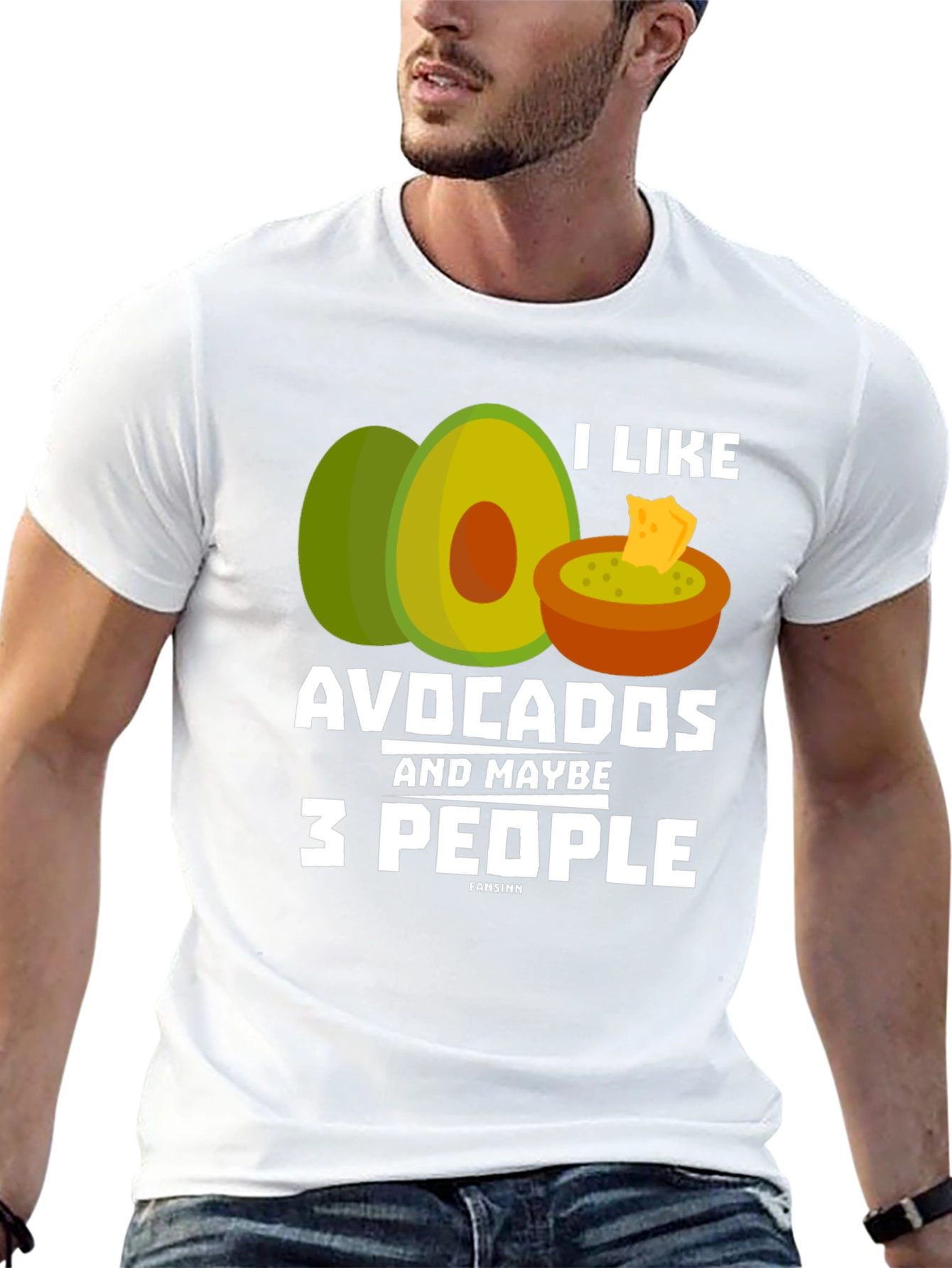Avocados and Maybe 3 People T-Shirt Funny Graphic Tee