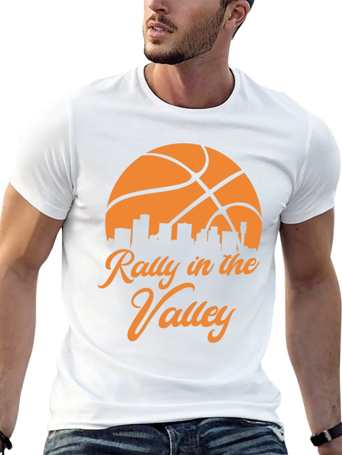 Rally in the Valley Basketball Graphic T-Shirt