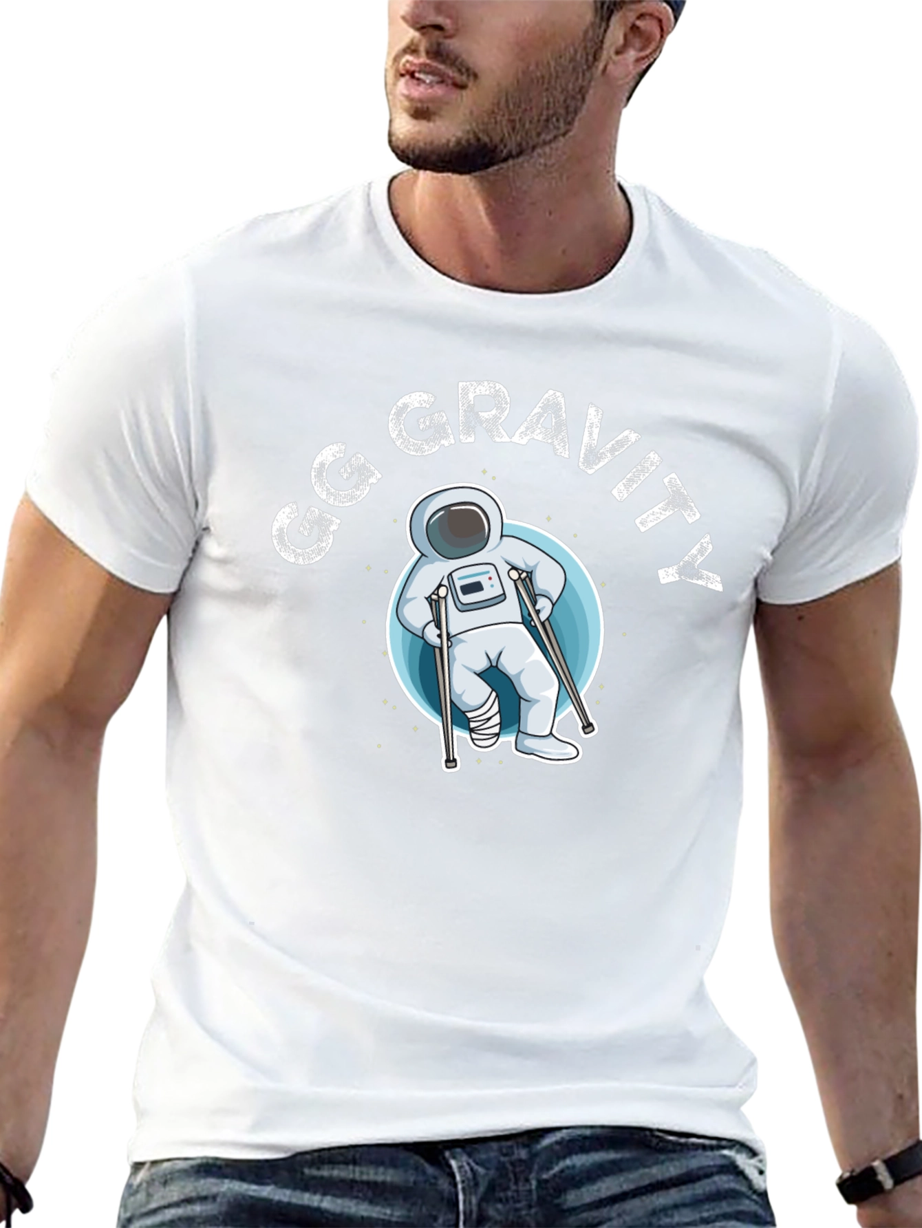 GG Gravity T-Shirt - Funny Astronaut Graphic Tee