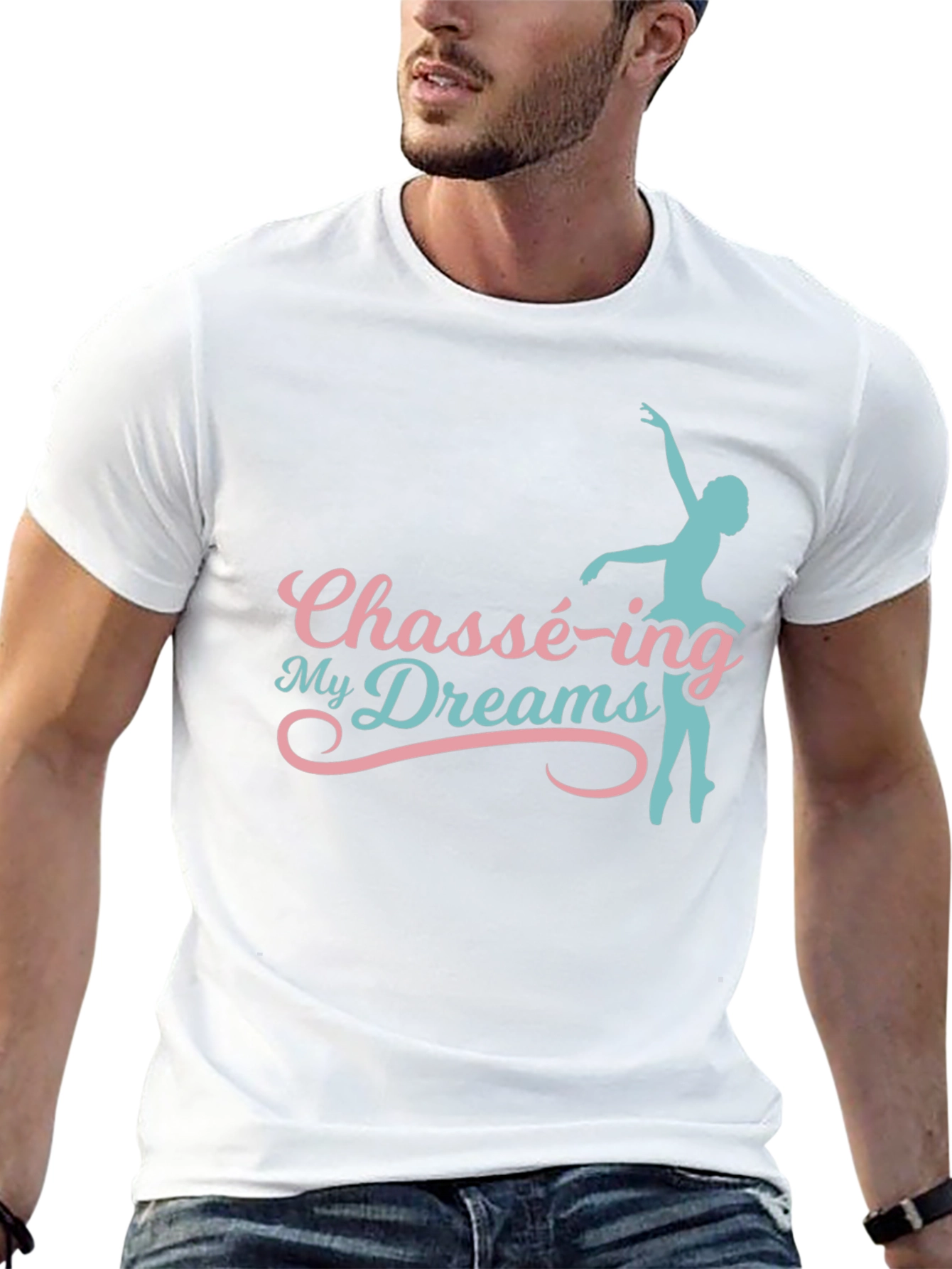 Chassé-ing My Dreams Black Graphic T-Shirt