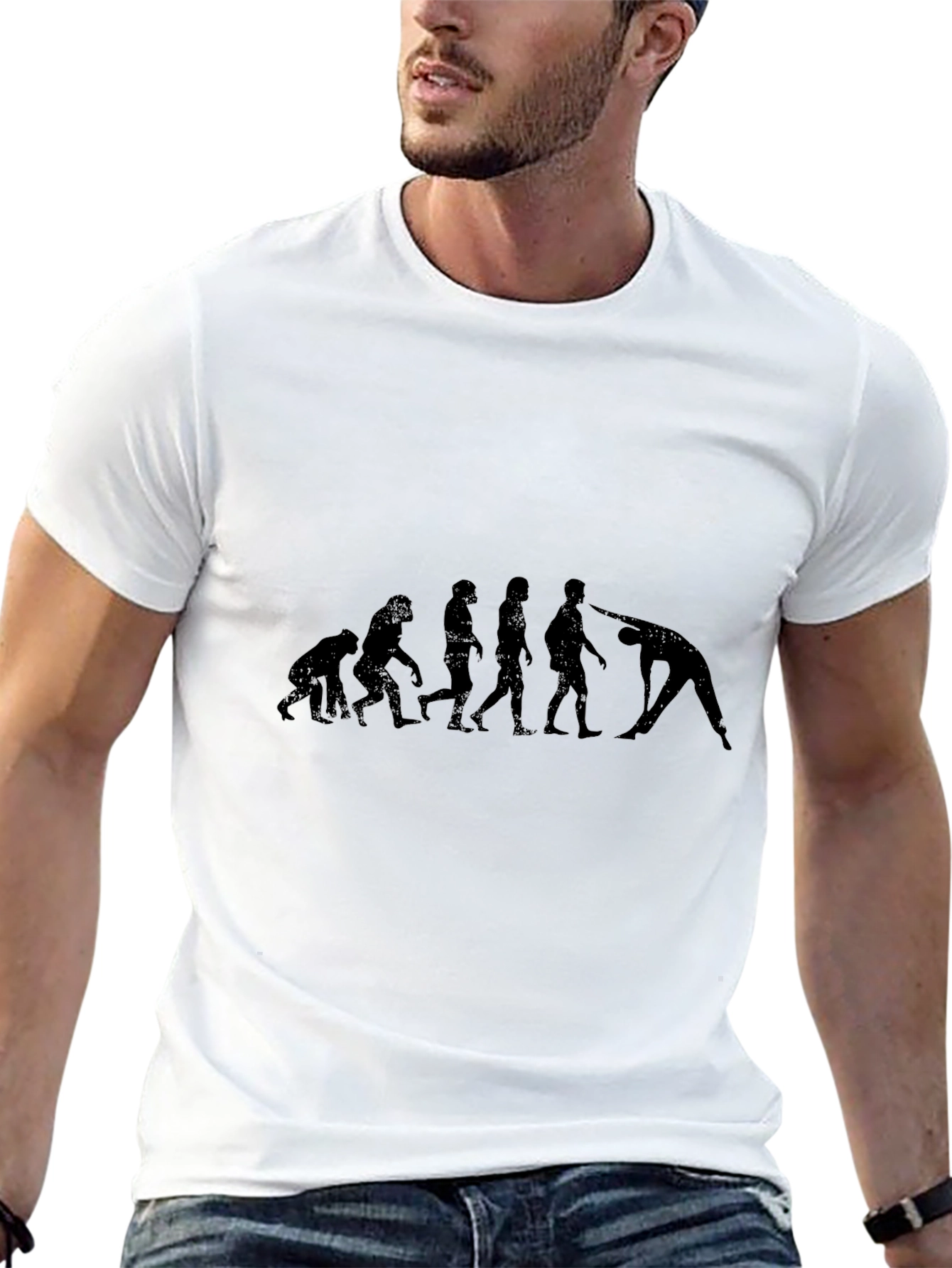 Evolution Yoga T-Shirt - Black