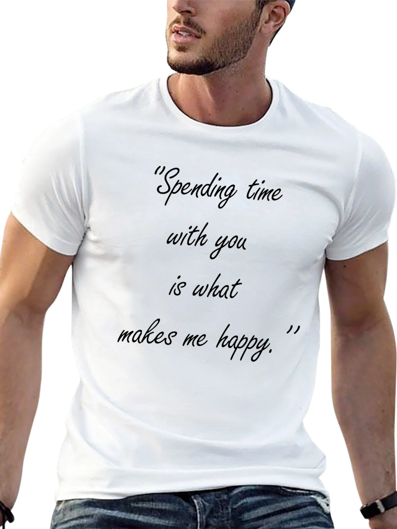 Black T-Shirt - Spending Time with You