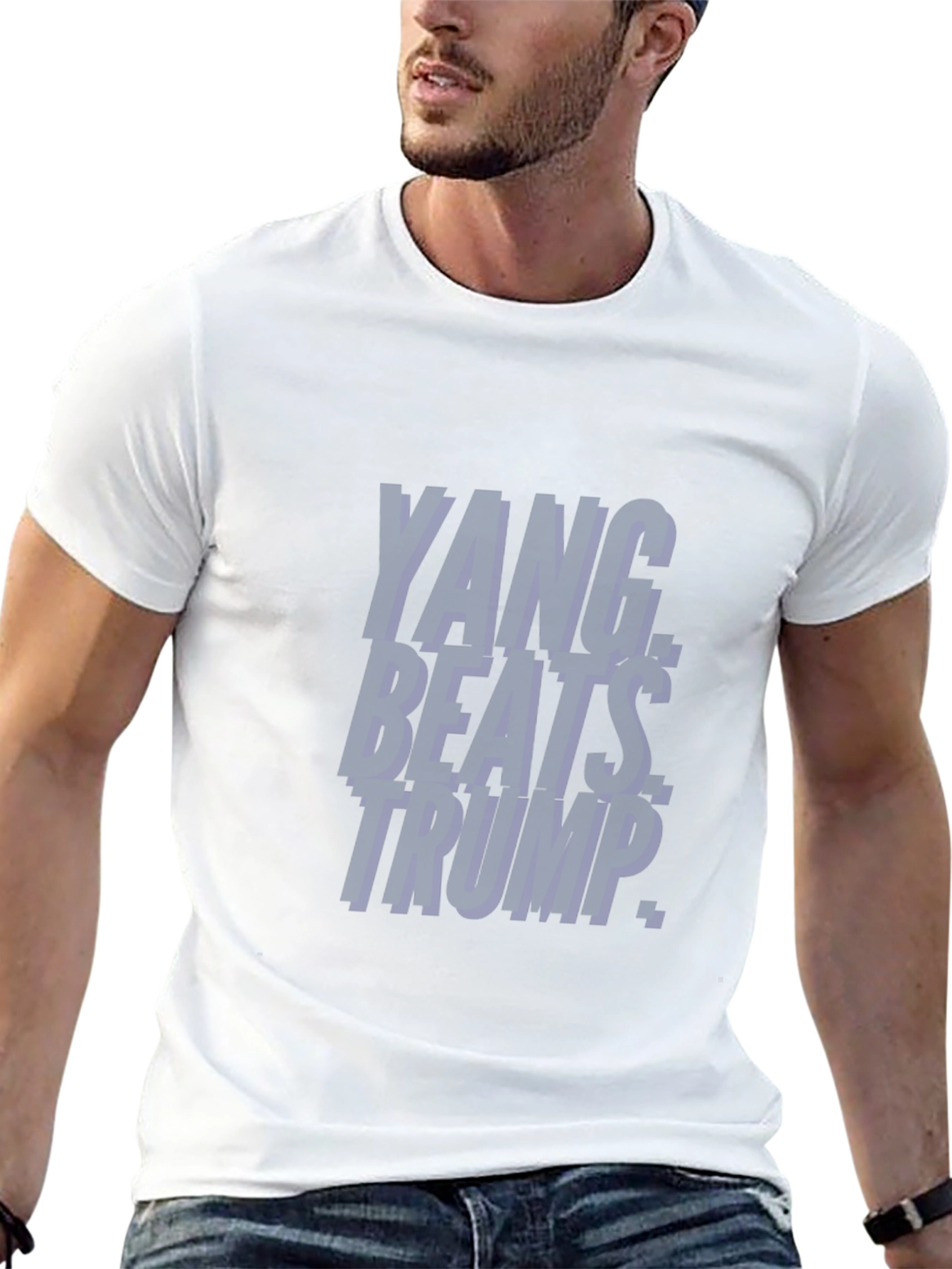 Yang Beats Trump T-Shirt - Political Statement Tee