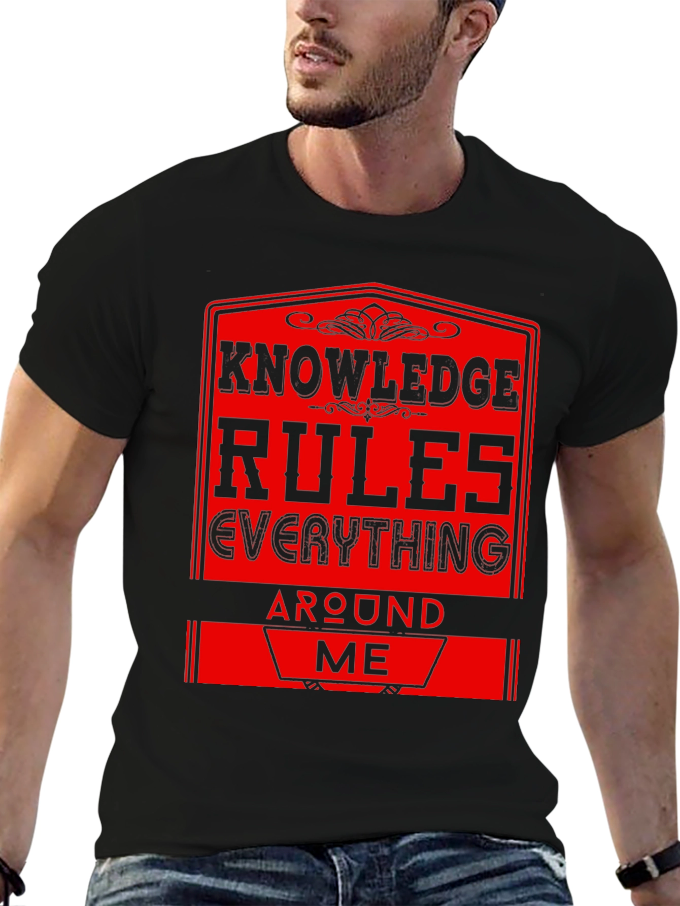 Knowledge Rules Everything Around Me T-Shirt