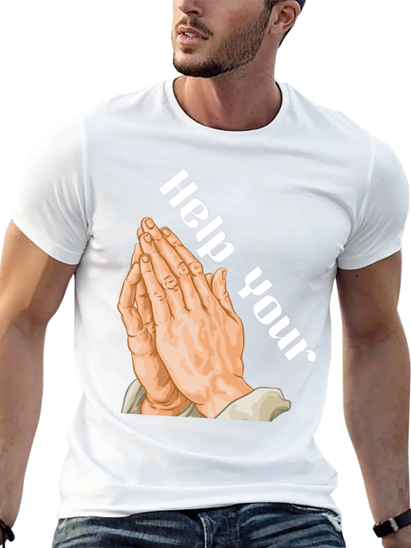 Help Your Self T-Shirt - Black