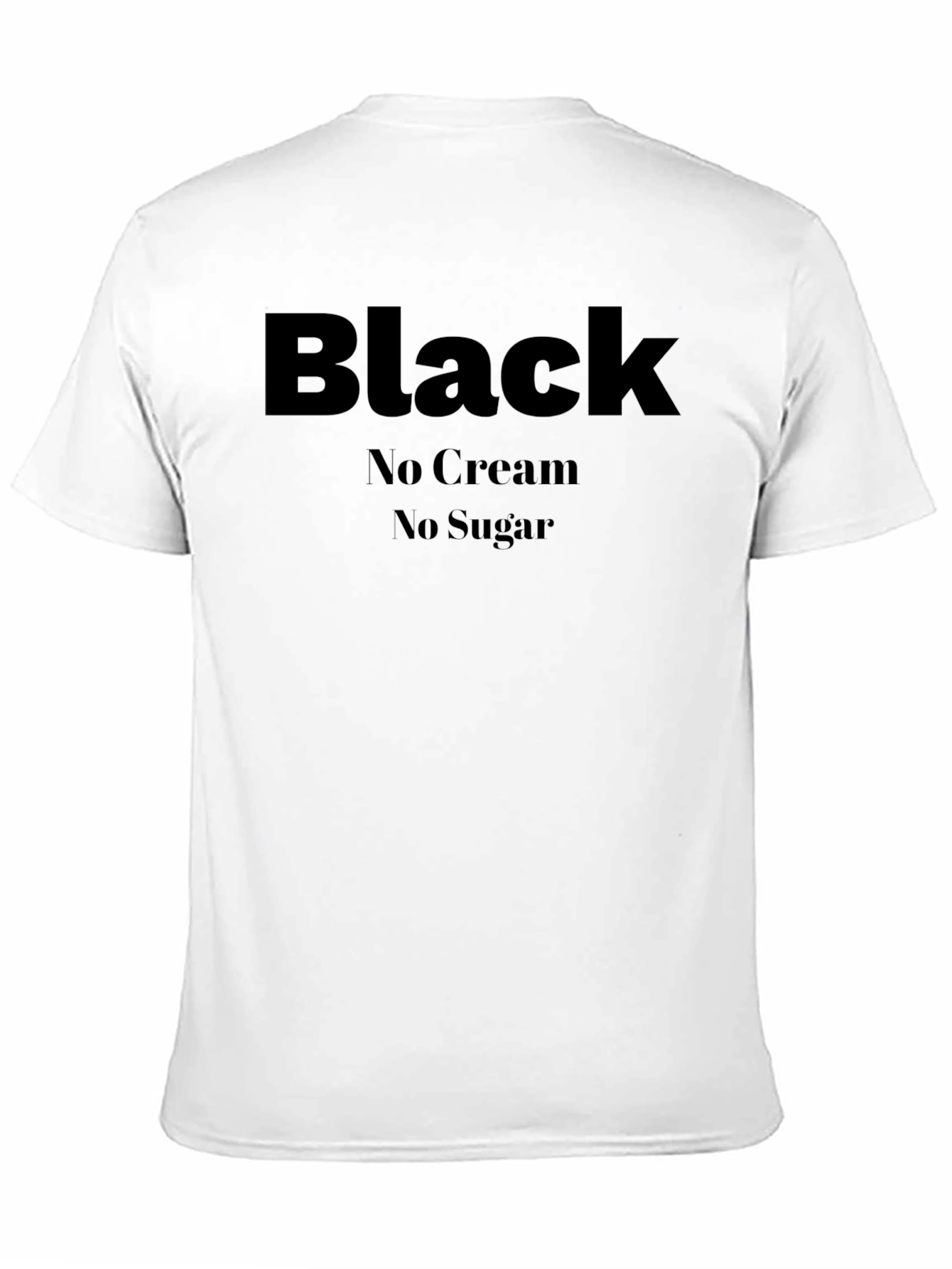 Black No Cream No Sugar Graphic Tee
