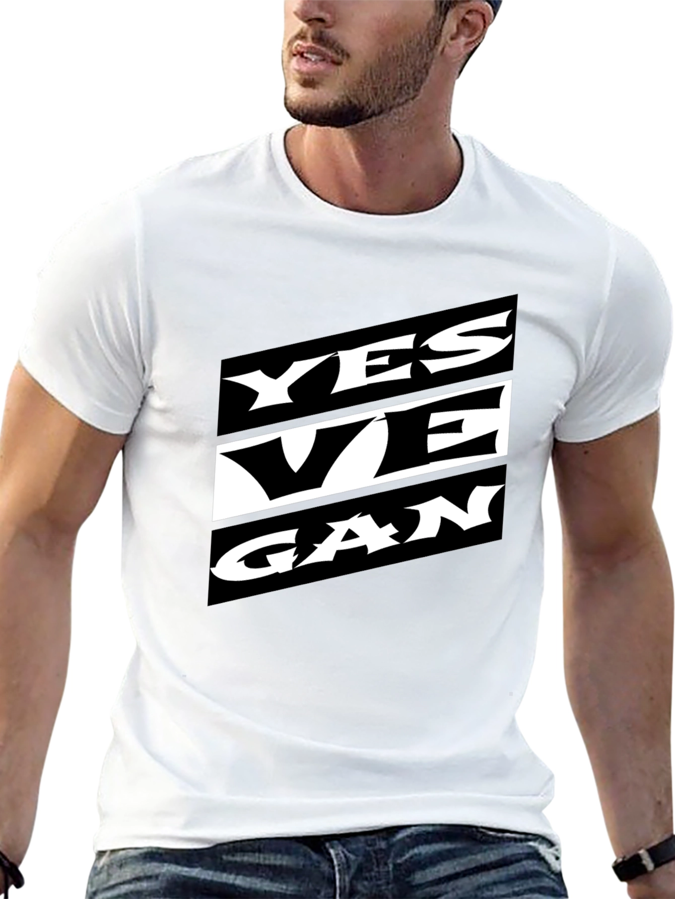 Yes We Can Graphic Tee - Black