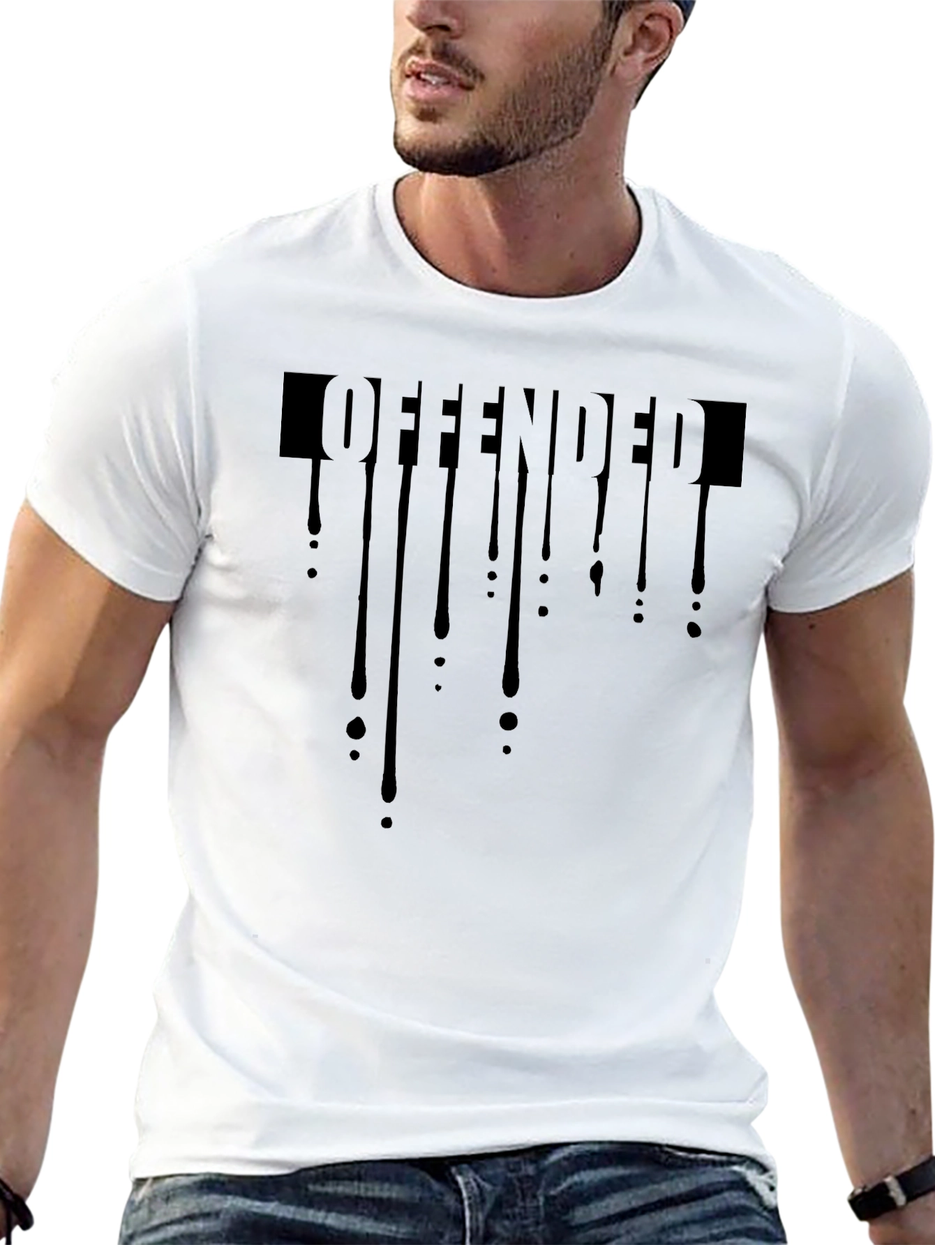 Offended Graphic Black T-Shirt