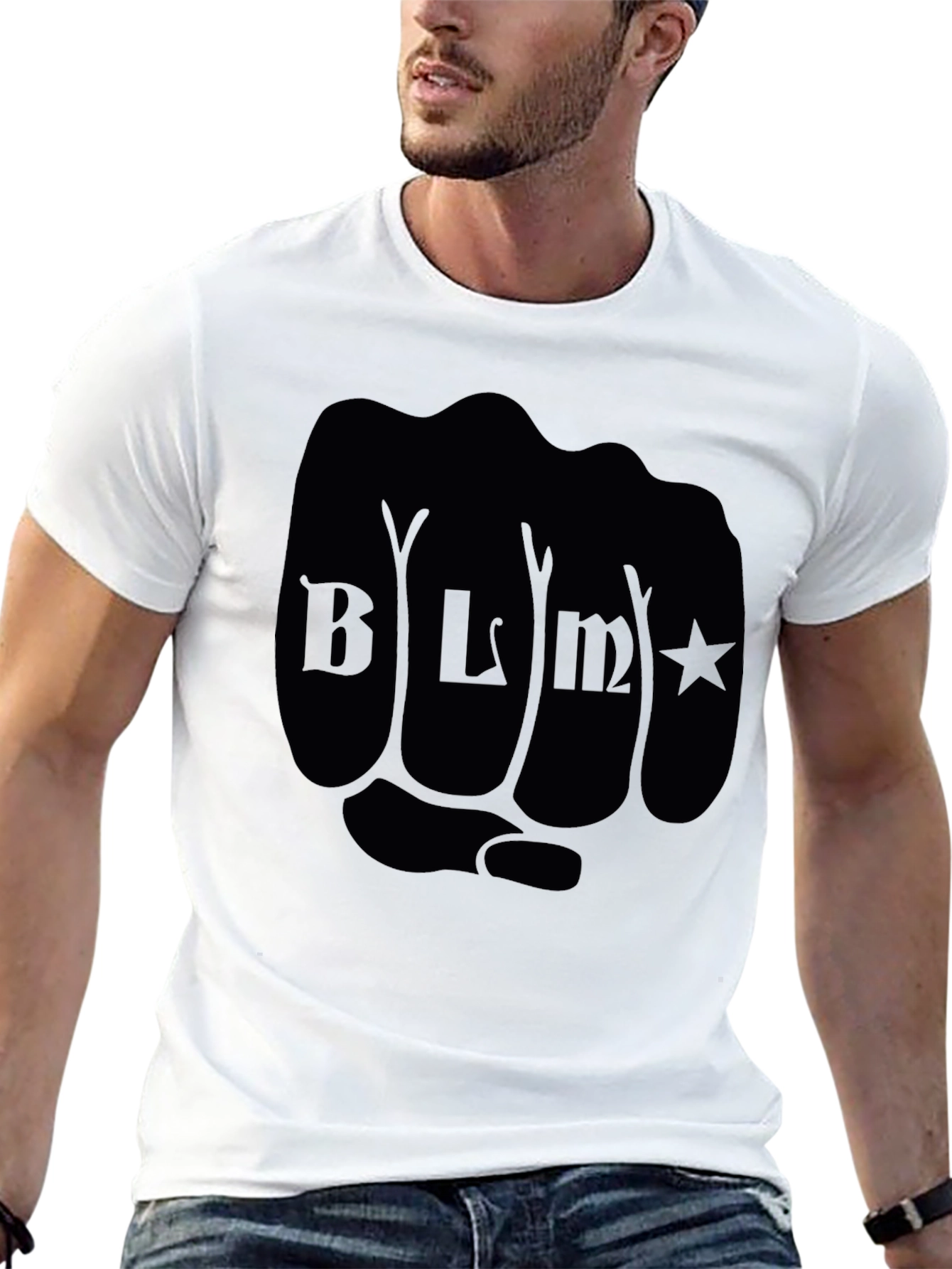 BLM Fist Graphic Tee - Black