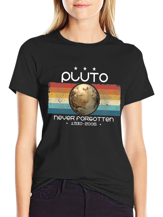 Pluto Never Forgotten Graphic Tee - Retro Style