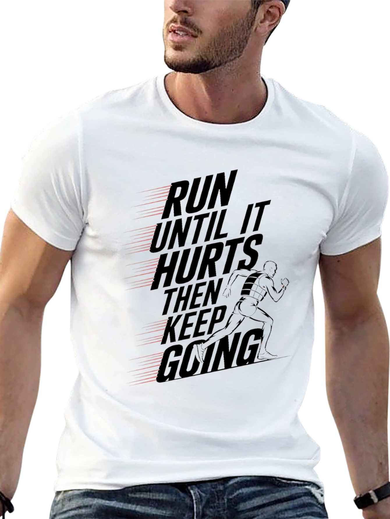 Run Until it Hurts Graphic Tee