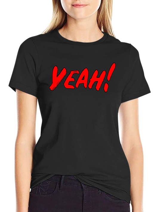 Yeah! Graphic Print Black T-Shirt