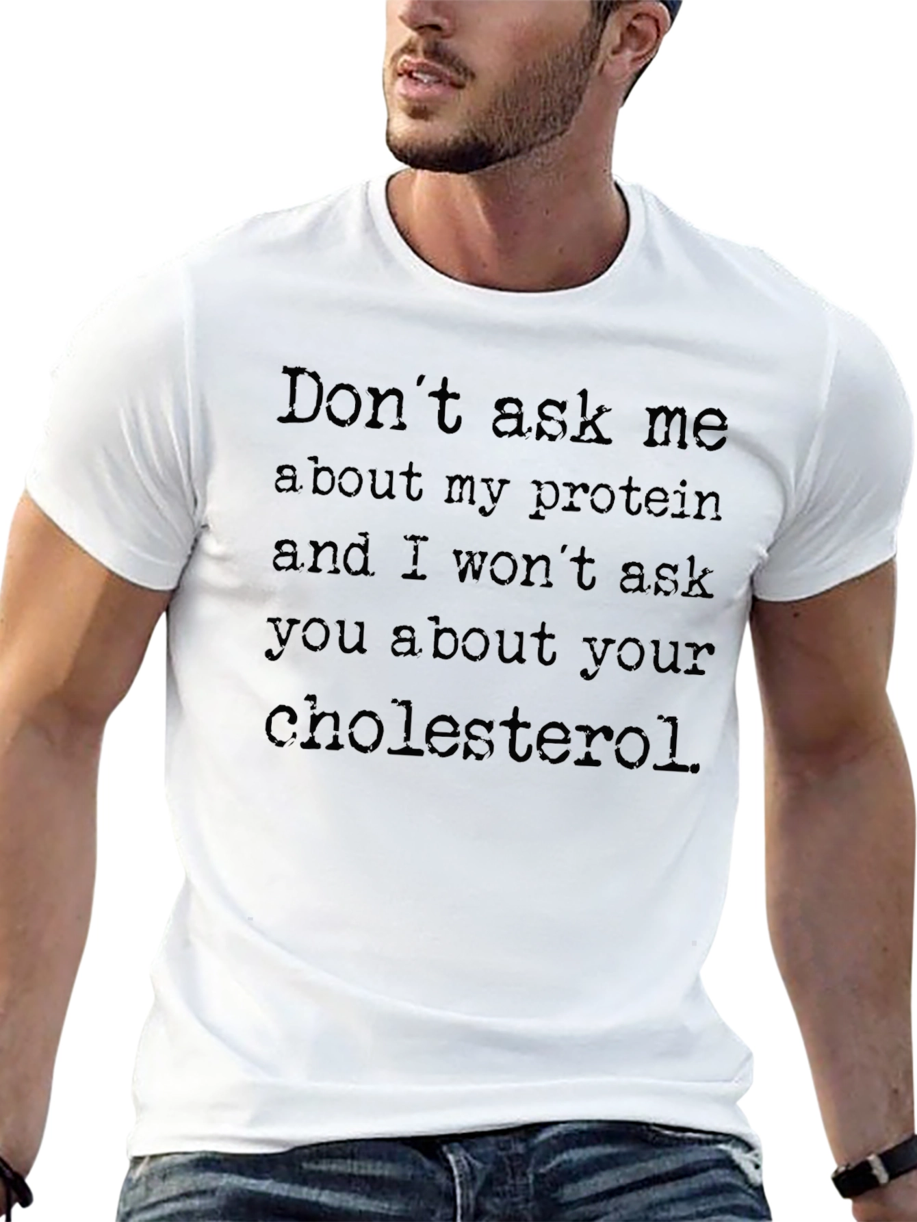 Protein vs. Cholesterol Graphic Tee