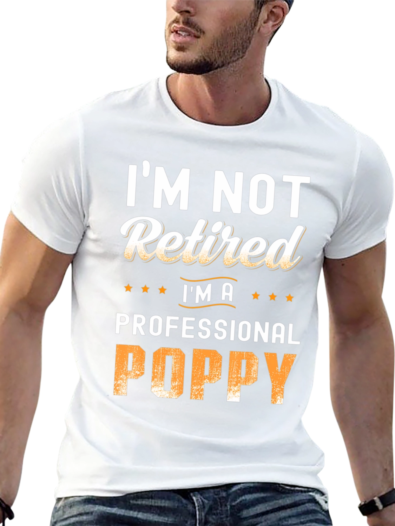 Professional Poppy T-Shirt - Funny Grandpa Tee