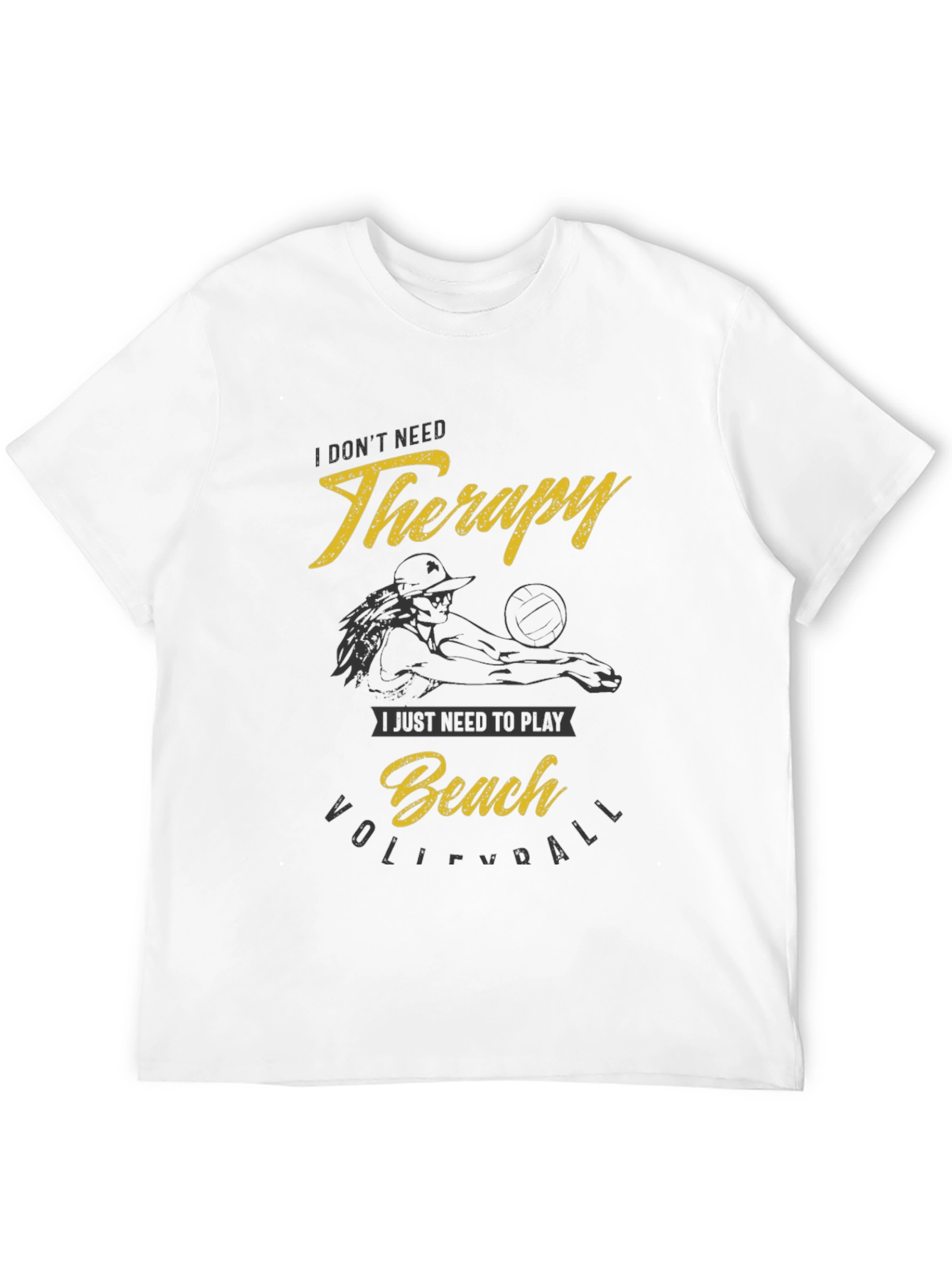 Beach Volleyball Therapy T-Shirt