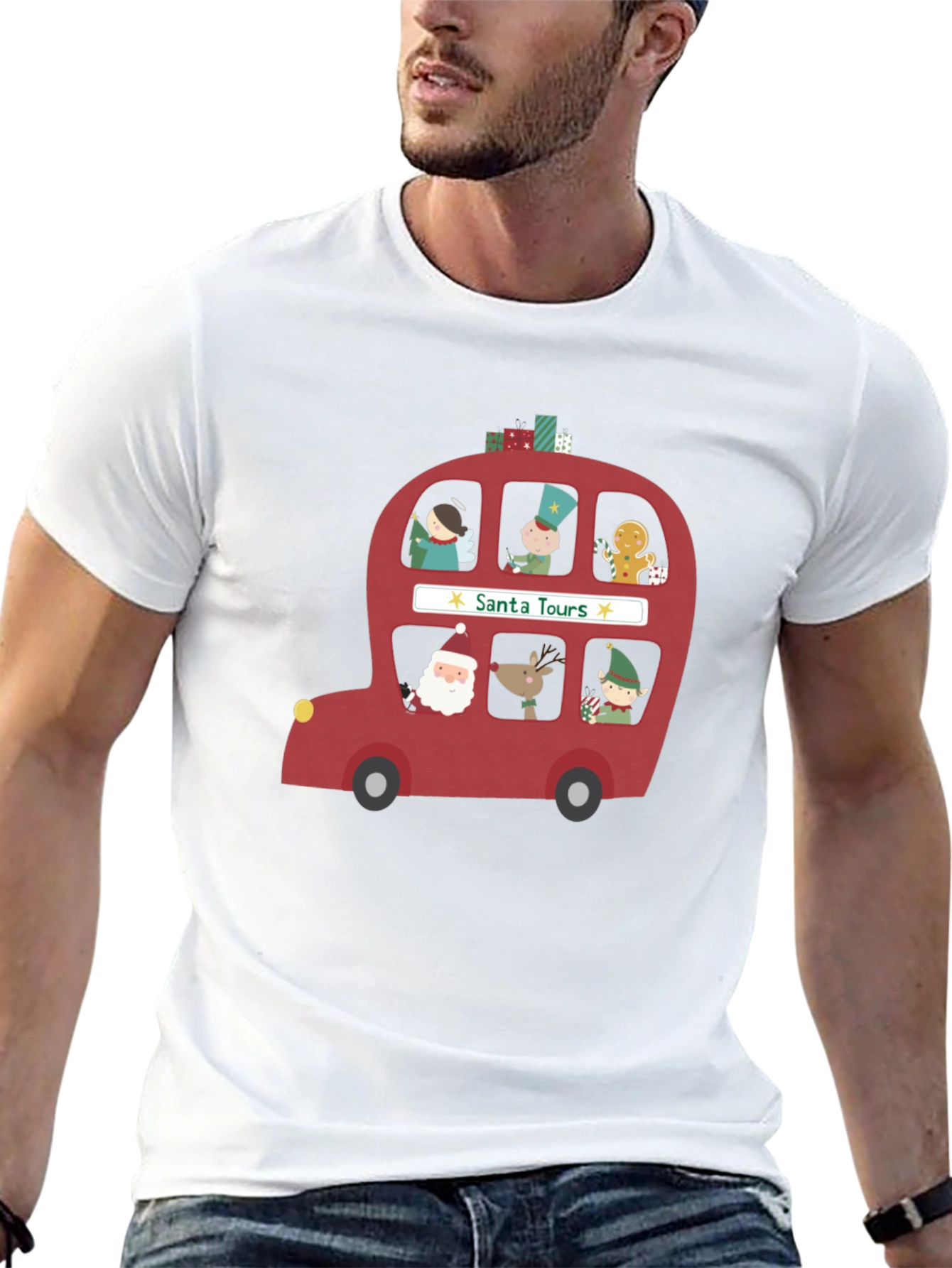 Santa Tours Christmas T-Shirt