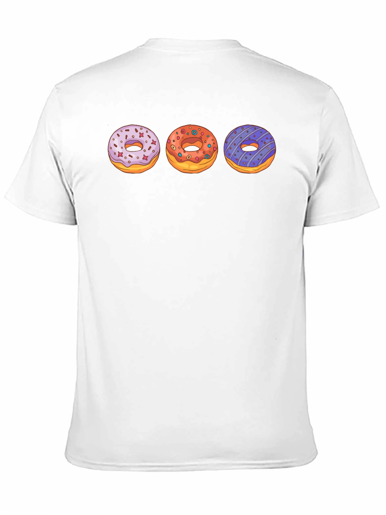 Donut Graphic T-Shirt - Trendy Casual Tee