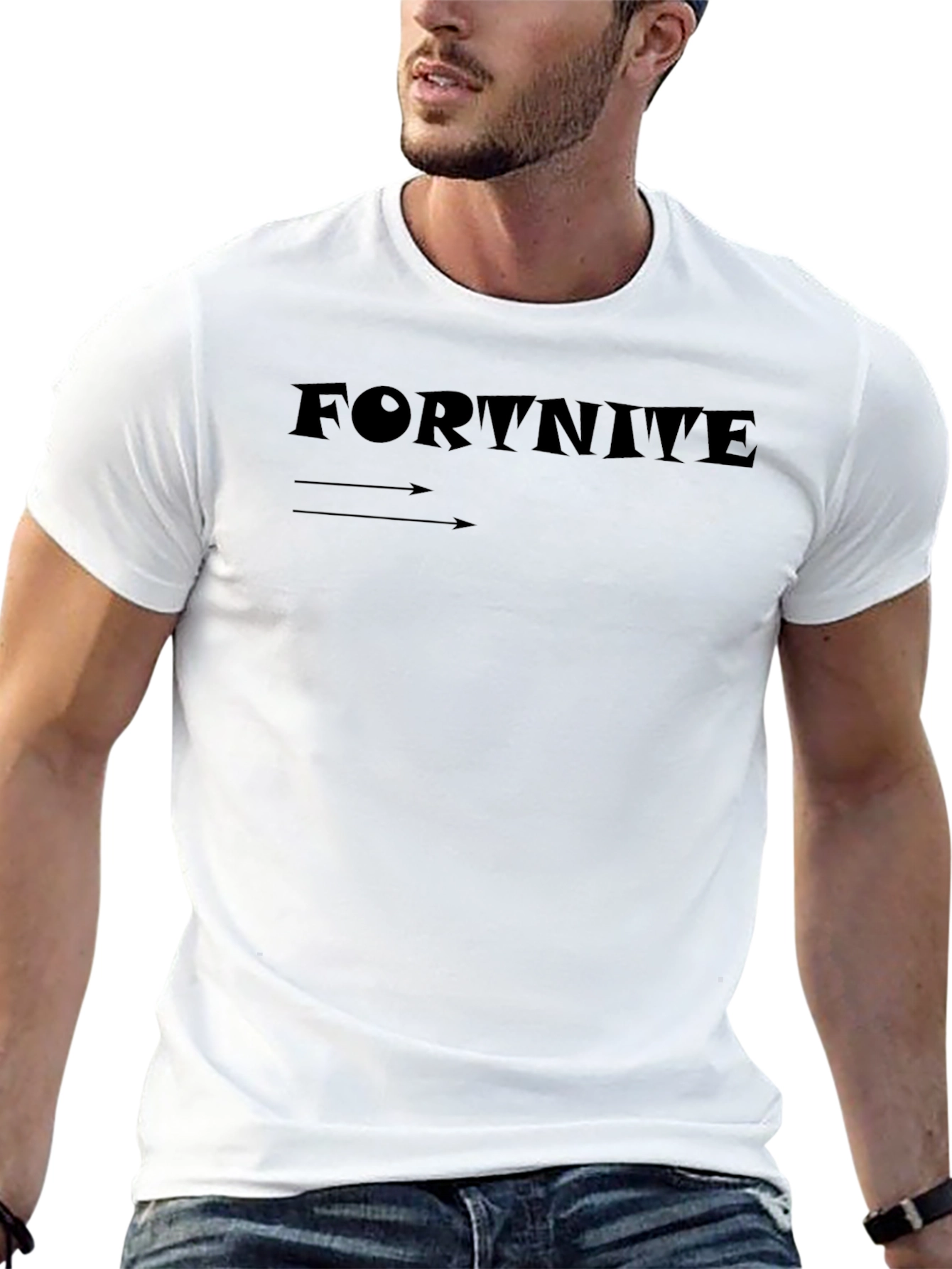 FORTNITE Style Graphic Tee - Mens Black T-Shirt