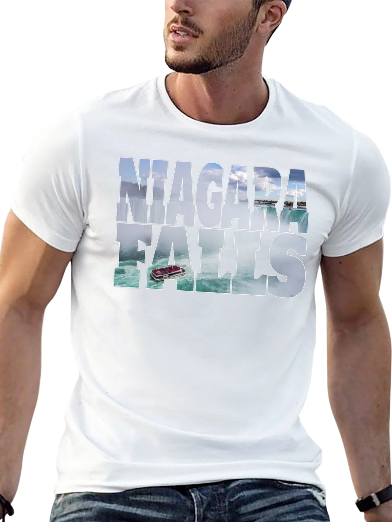 Niagara Falls Black Graphic Tee