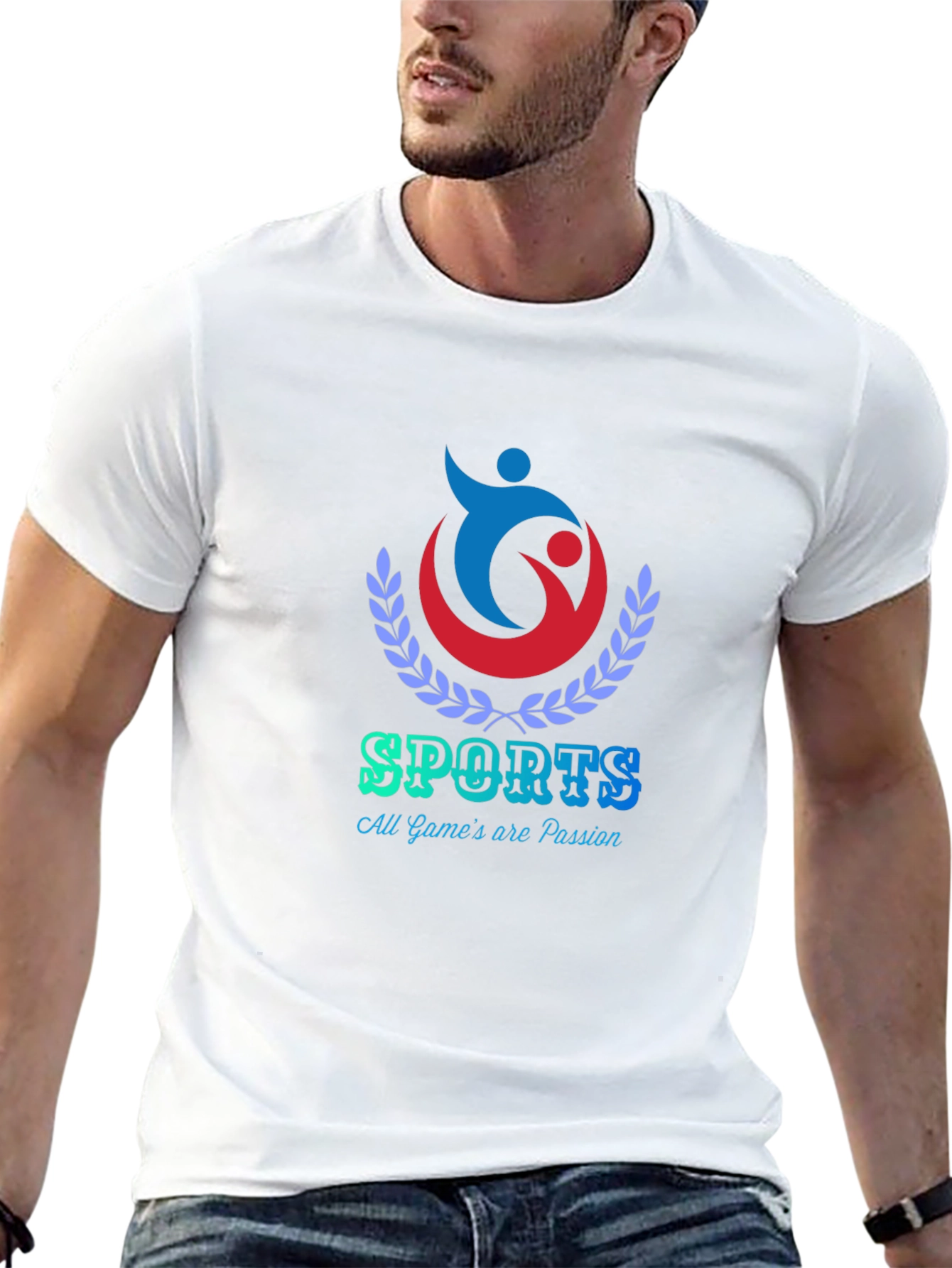 Sports Passion Black T-Shirt