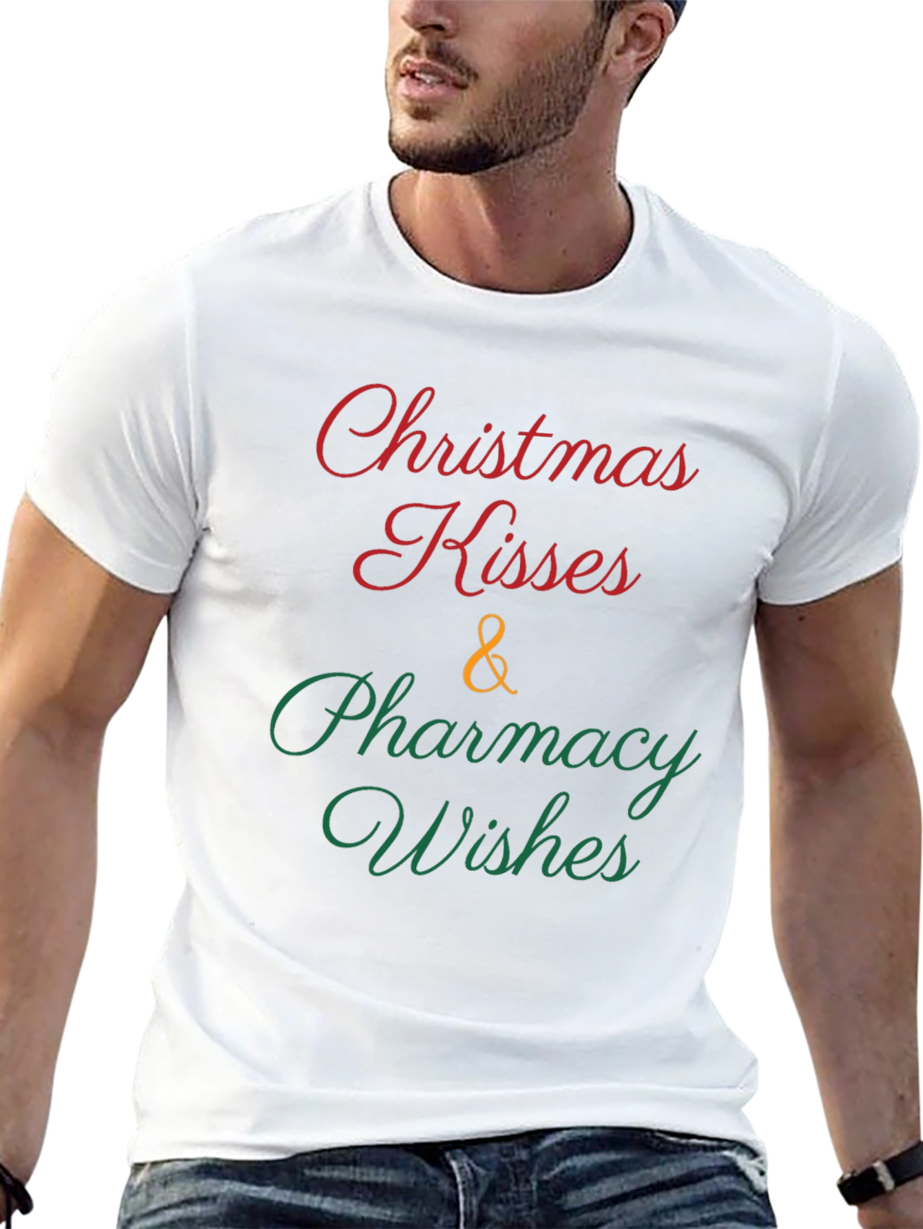 Christmas Kisses & Pharmacy Wishes T-Shirt