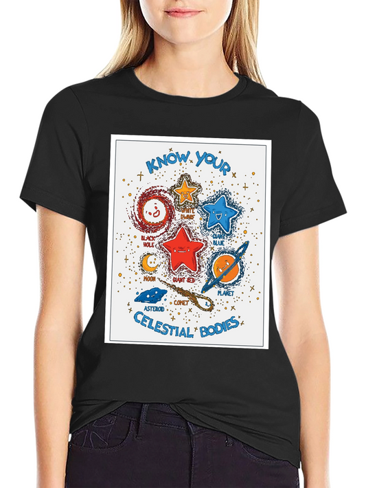 Celestial Bodies Graphic T-Shirt