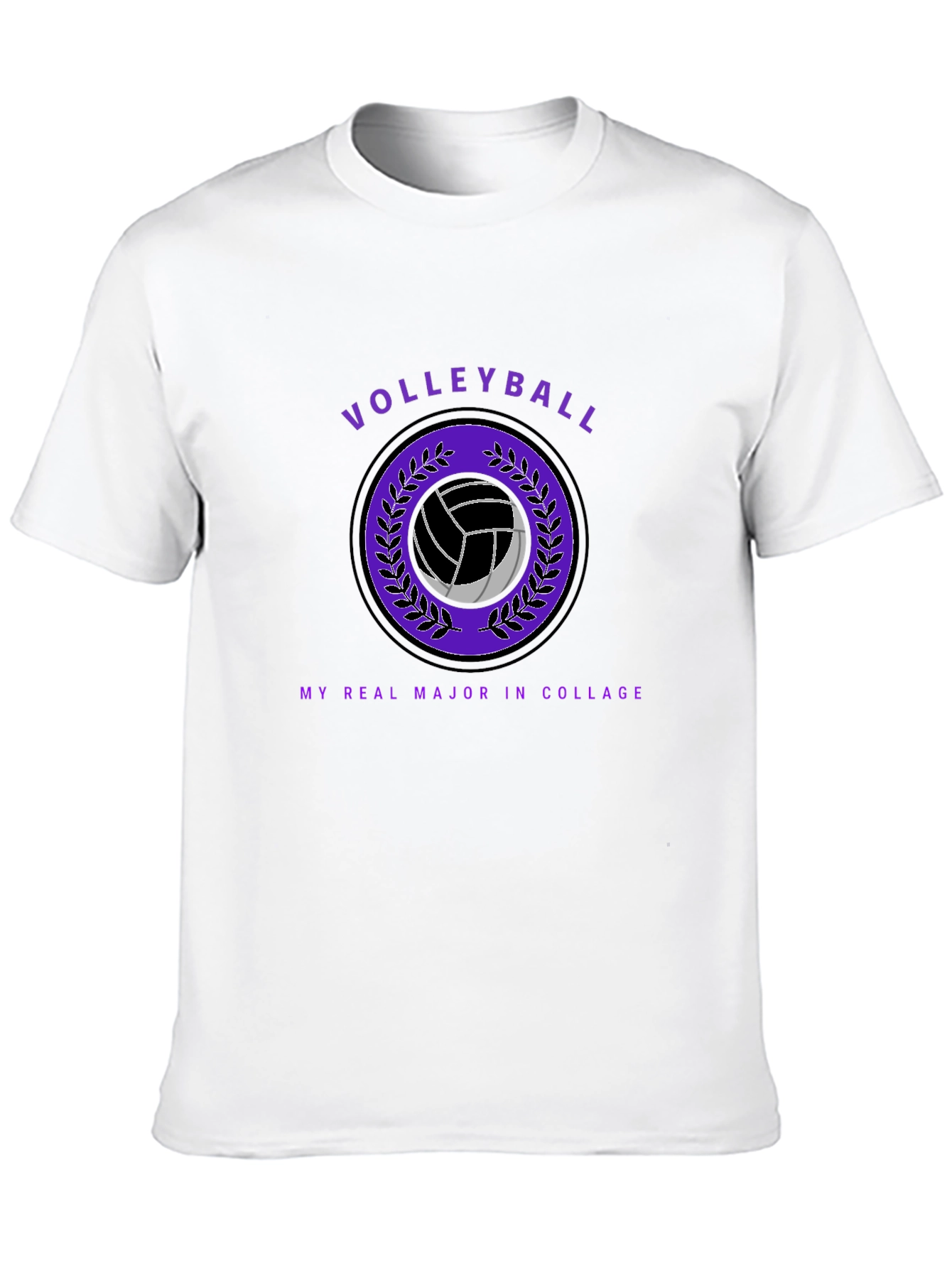 Volleyball College Major Graphic Tee