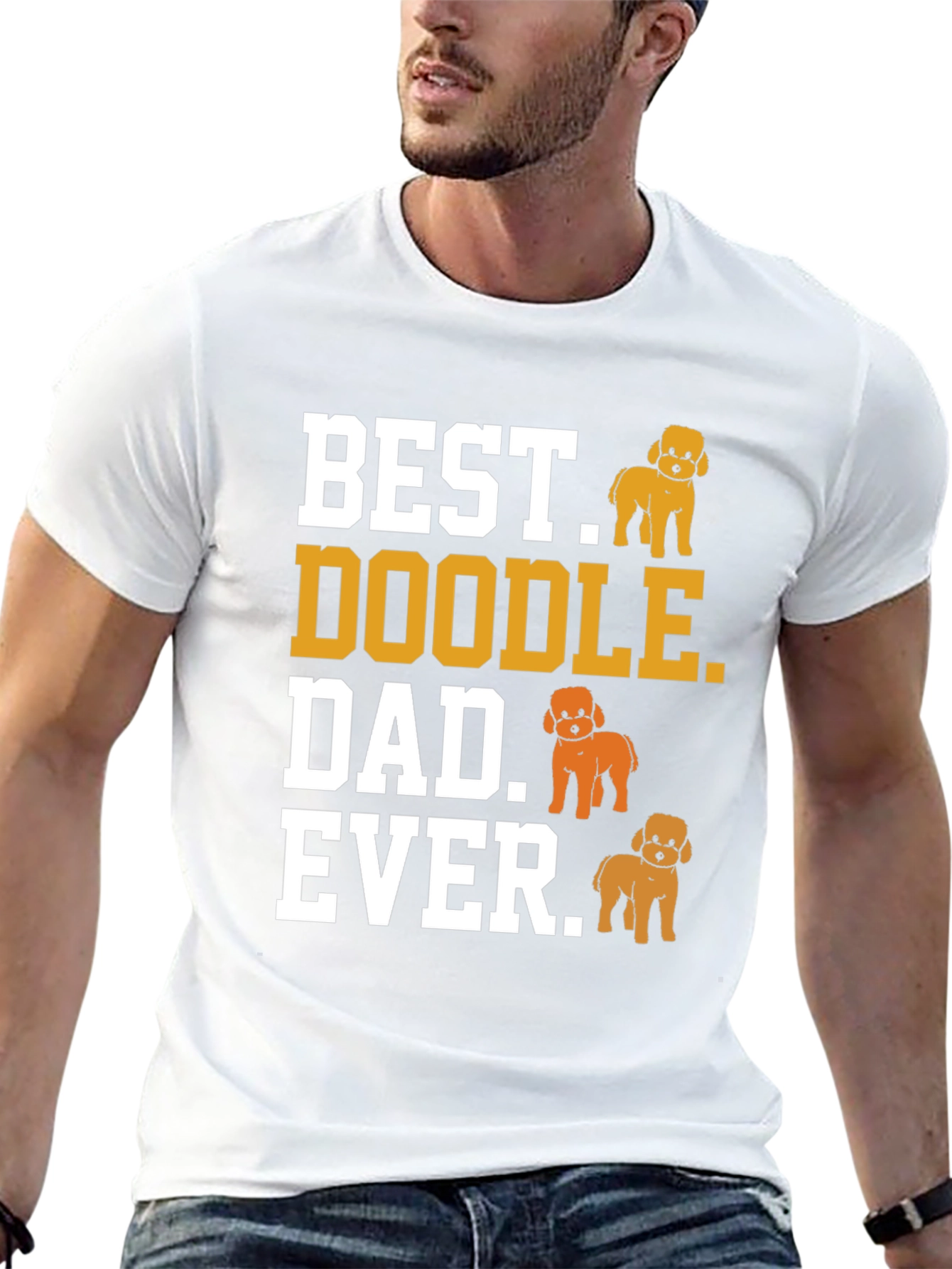 Best Doodle Dad Ever Graphic Tee