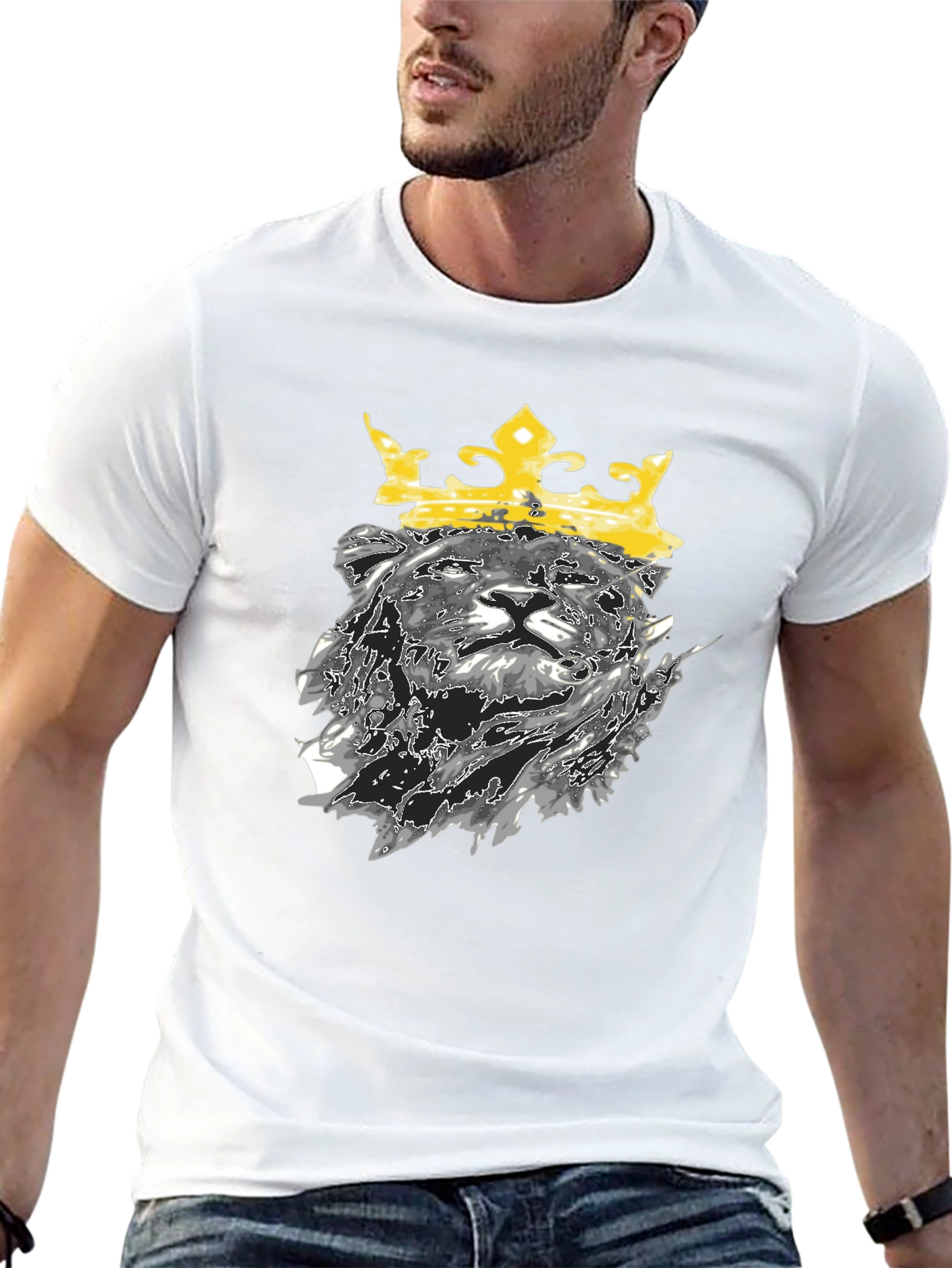 King Lion Graphic Tee - Black