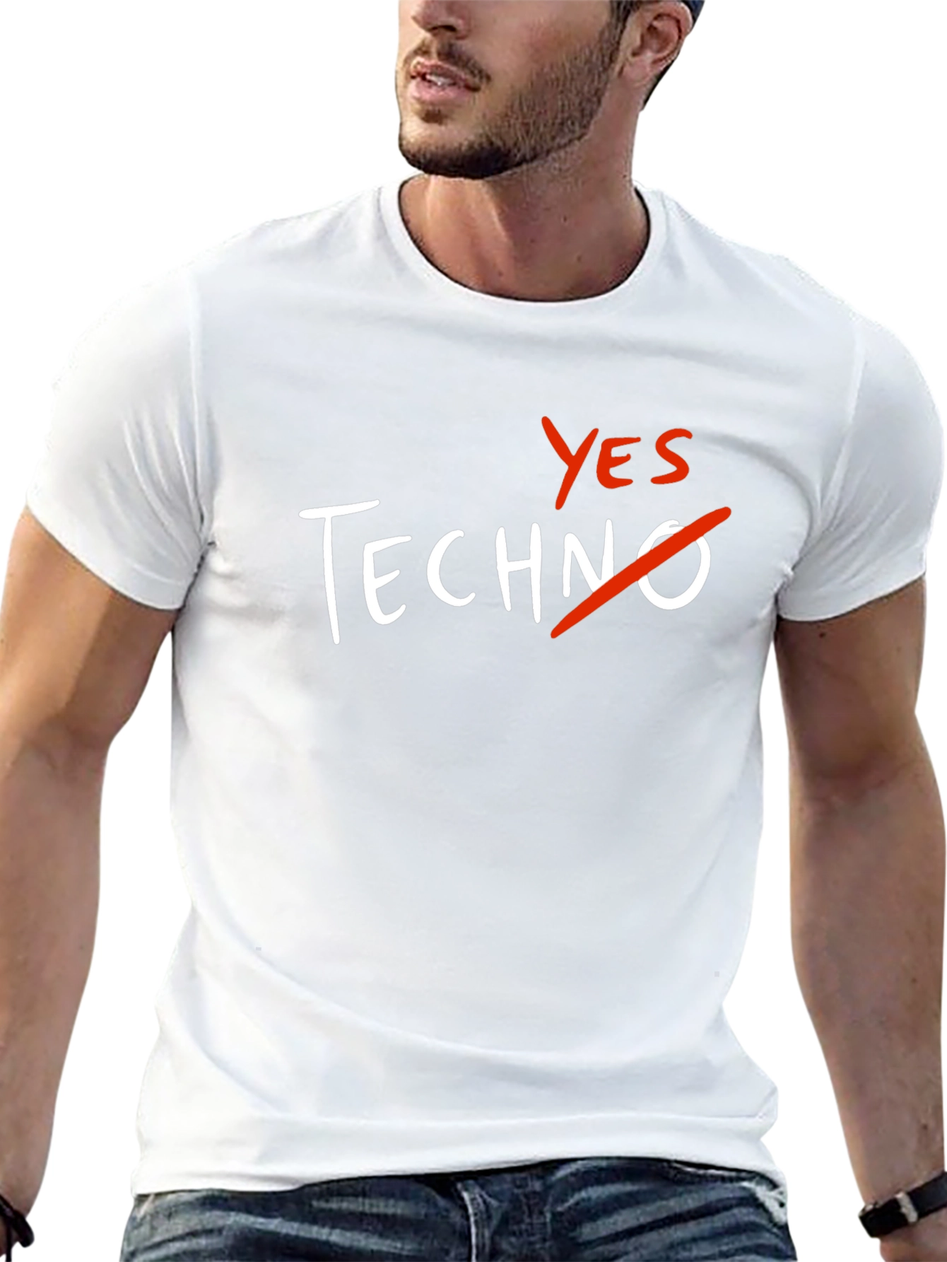 Yes to Music No to Techno T-Shirt