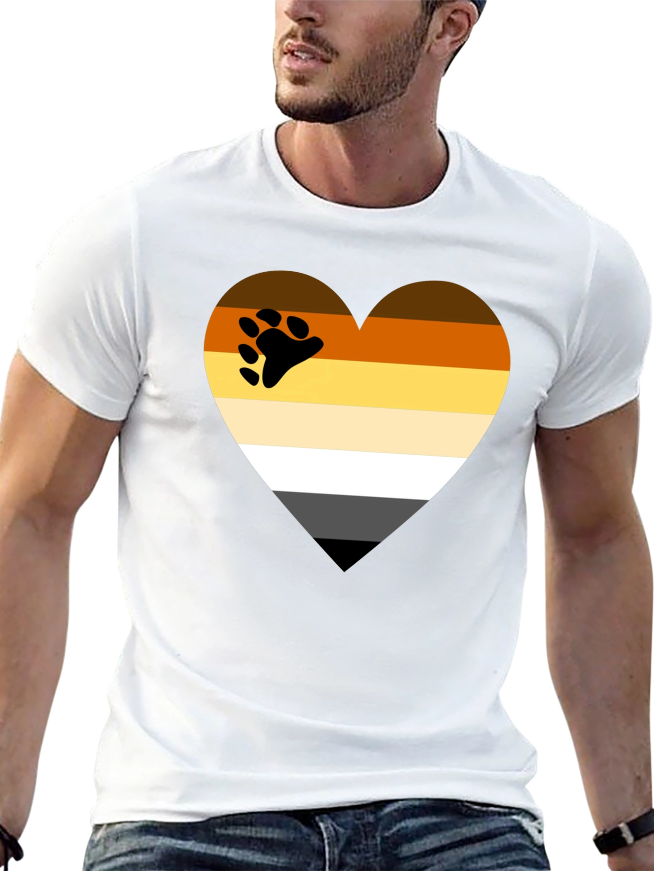 Bear Pride Heart T-Shirt
