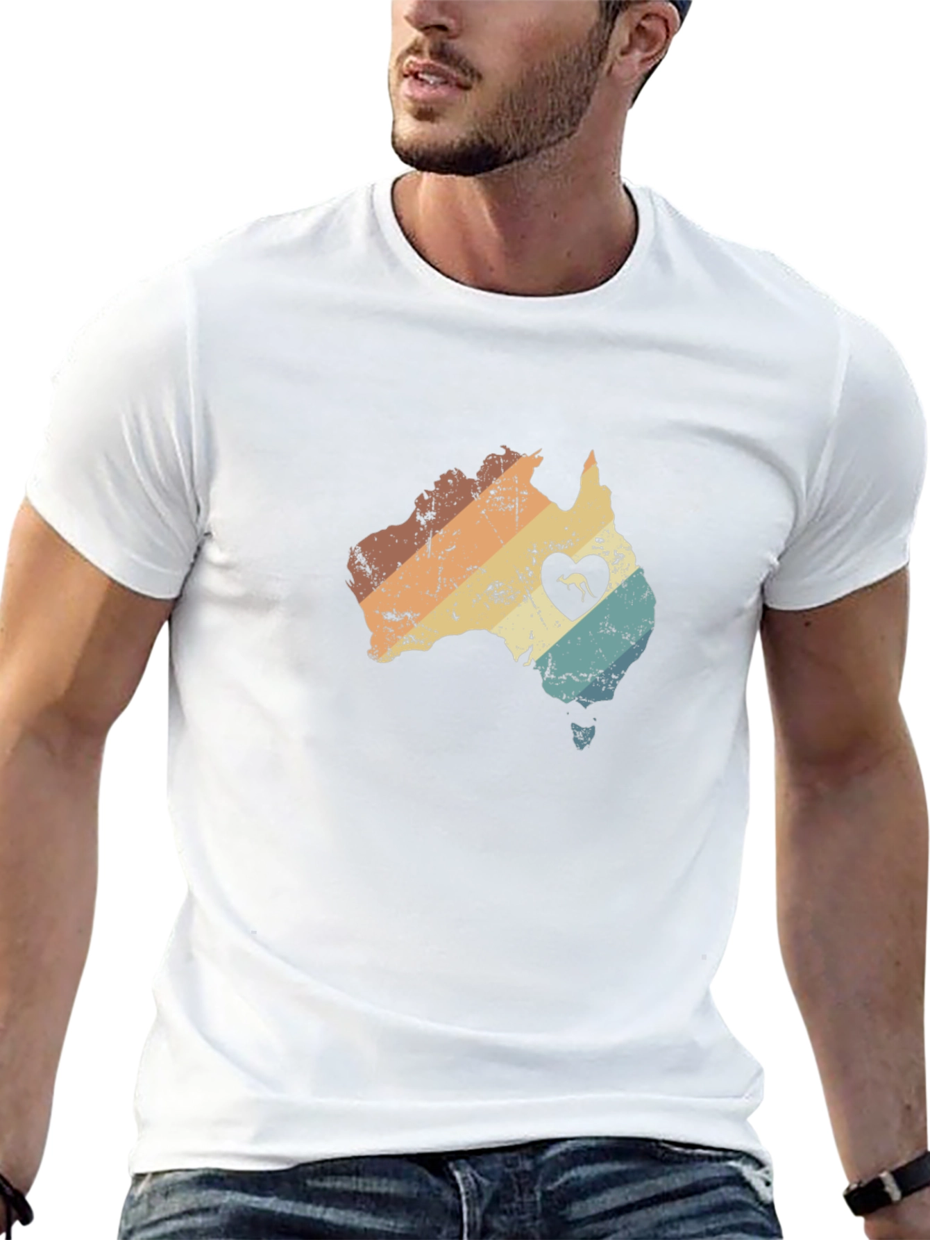Australia Kangaroo Graphic Tee